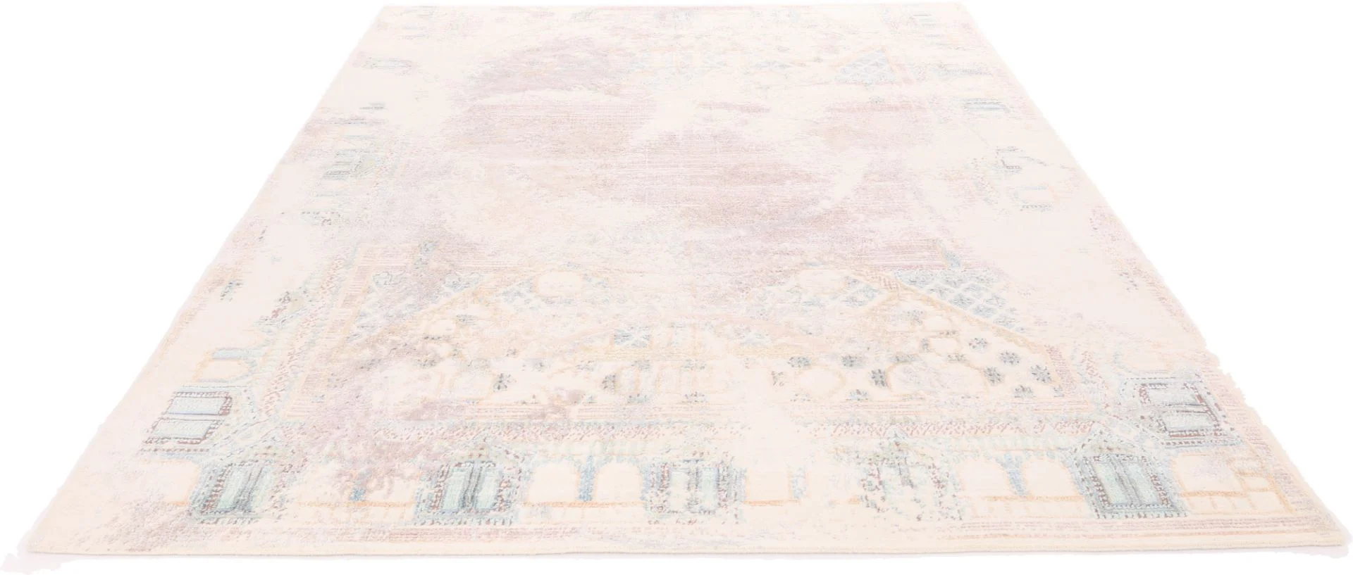 Handgeknüpfter Orientteppich, 306 × 251 cm, Wolle & Seide