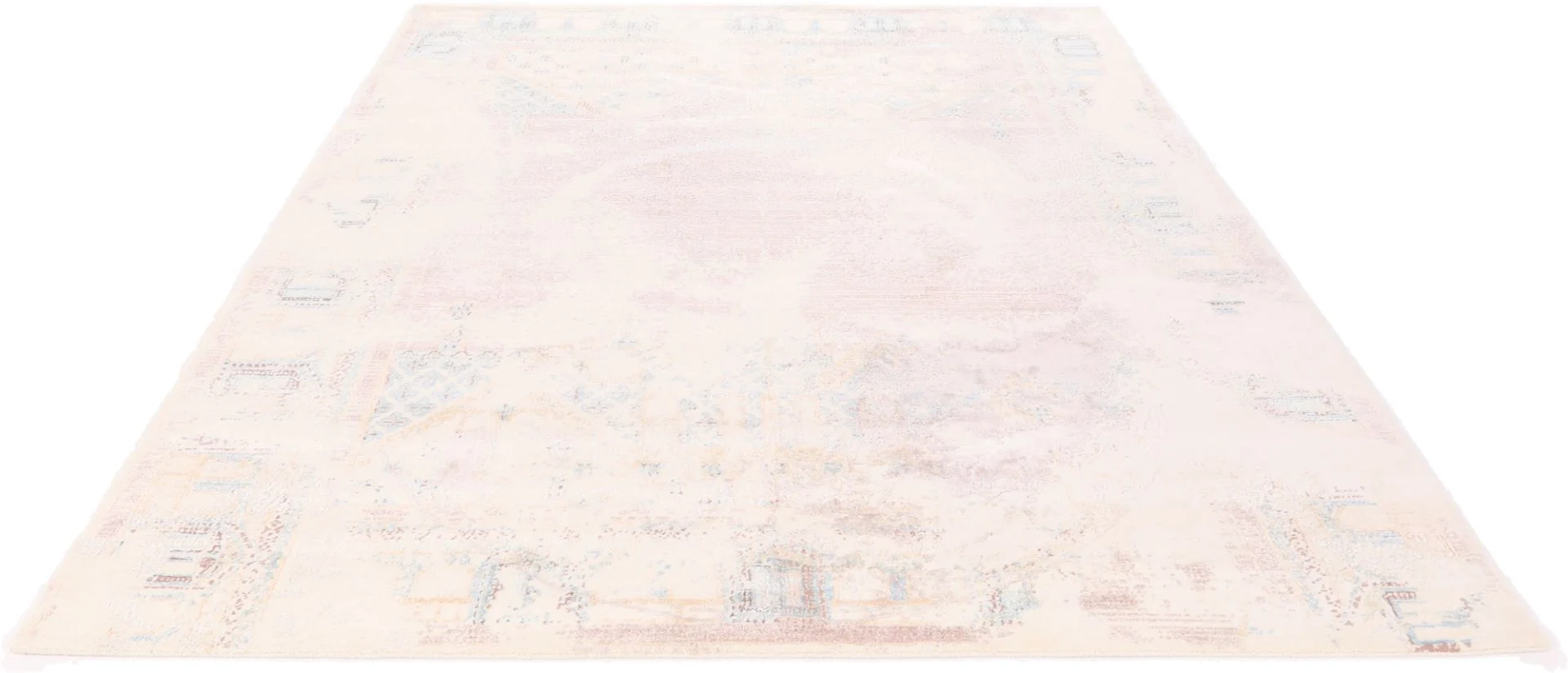 Handgeknüpfter Orientteppich, 306 × 251 cm, Wolle & Seide