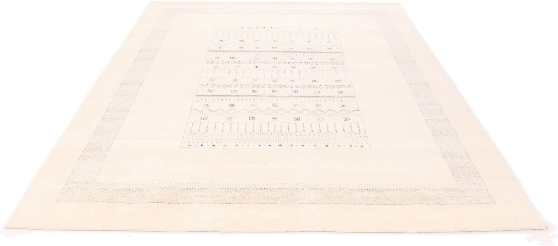 Handgeknüpfter Loribaft Orientteppich, 296 × 245 cm, Wolle & Seide