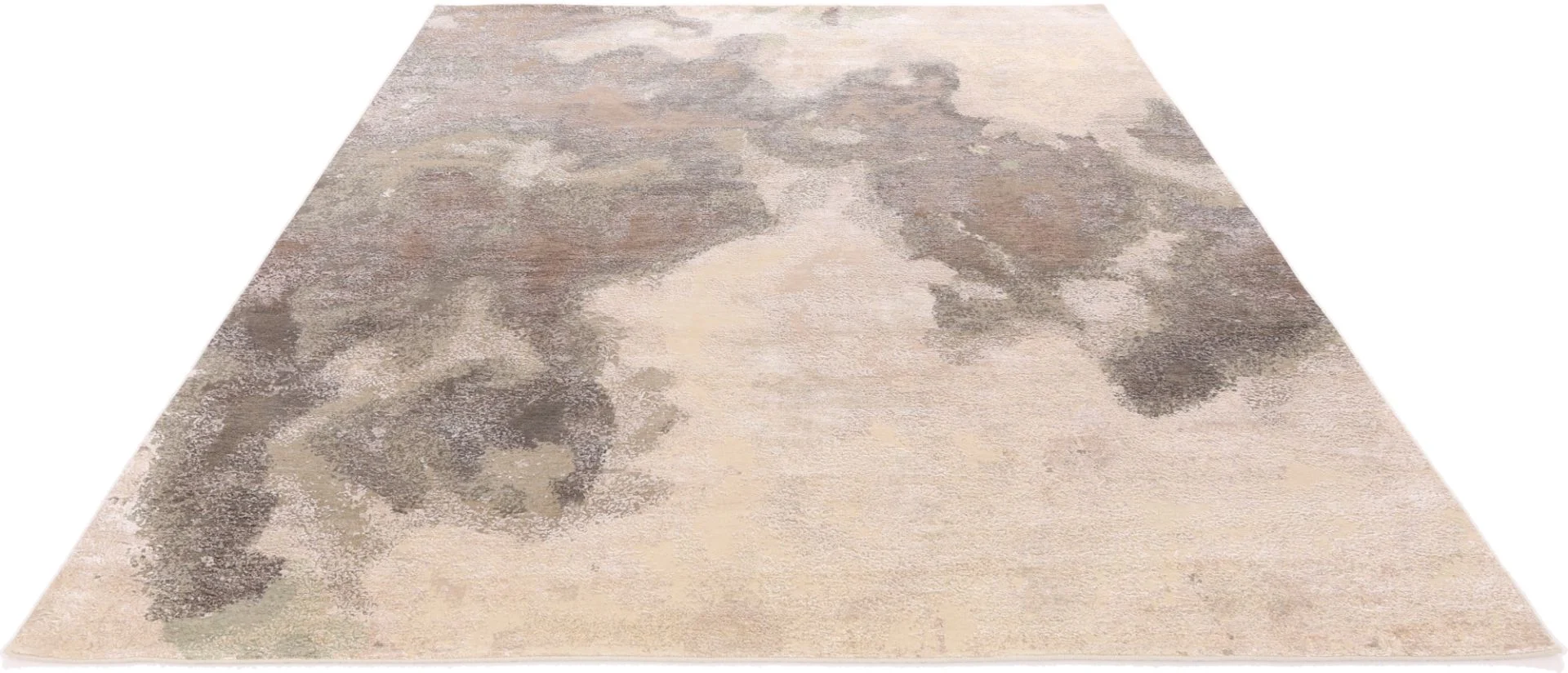 Handgeknüpfter Orientteppich, 304 × 251 cm, Wolle & Seide