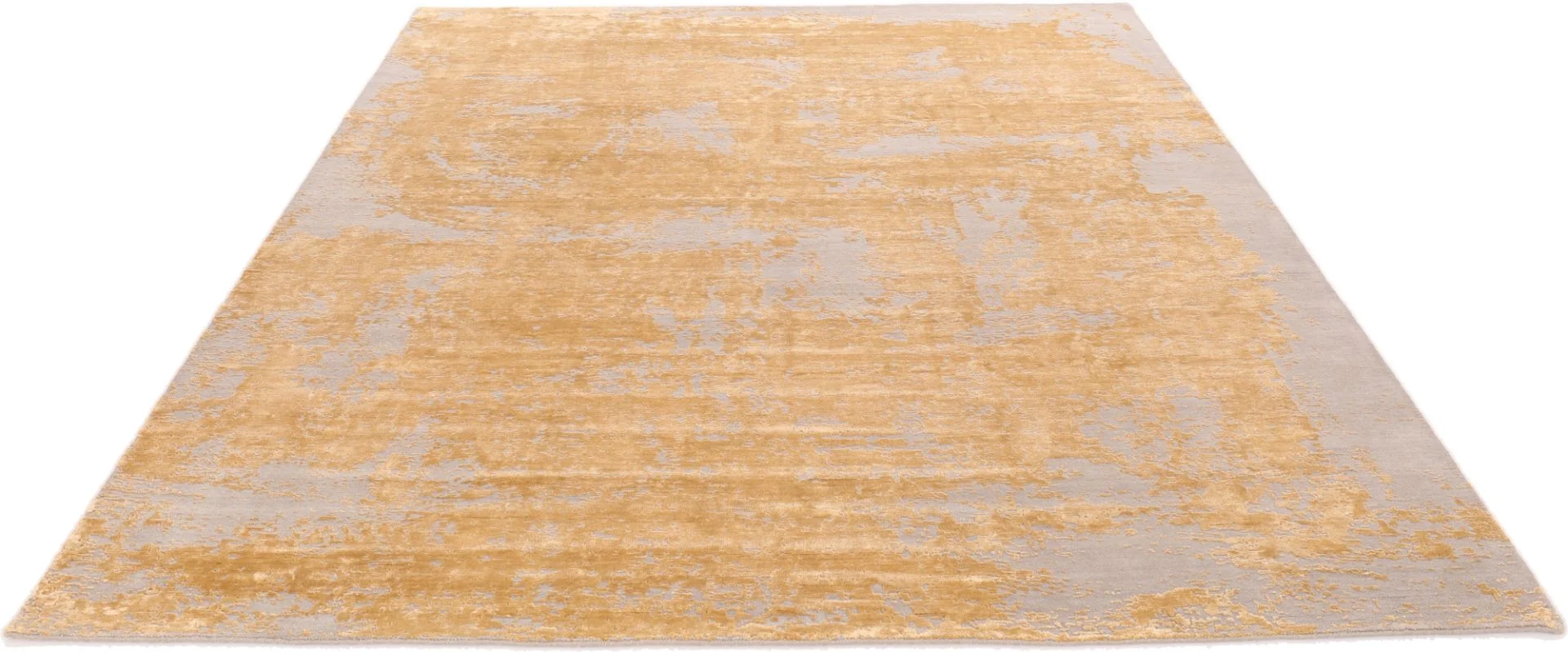 Handgeknüpfter Orientteppich, 301 × 250 cm, Wolle & Seide