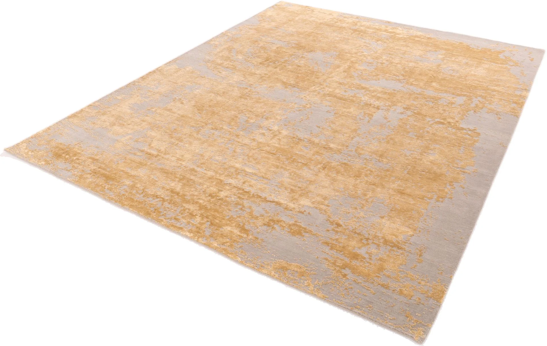Handgeknüpfter Orientteppich, 301 × 250 cm, Wolle & Seide