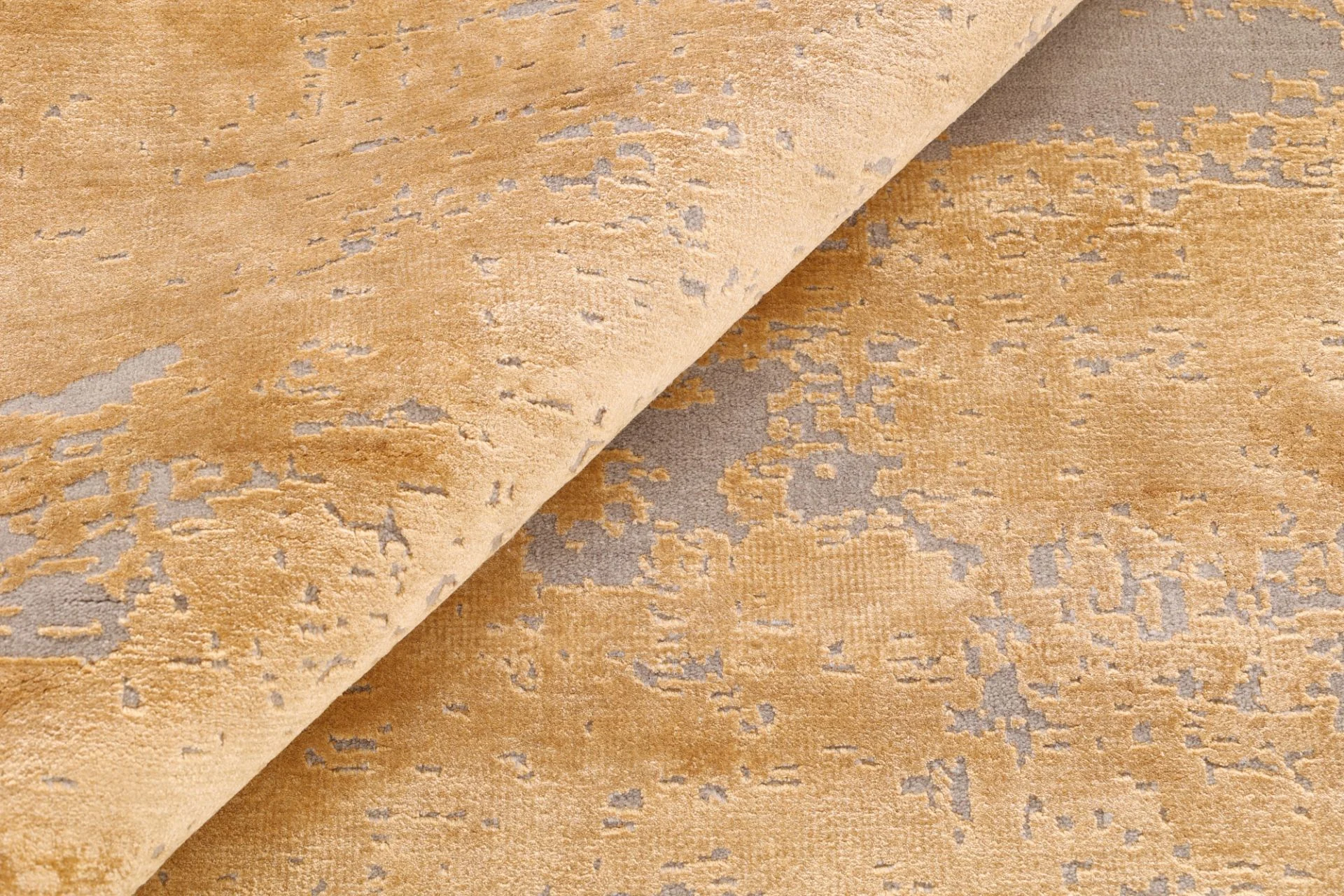 Handgeknüpfter Orientteppich, 301 × 250 cm, Wolle & Seide