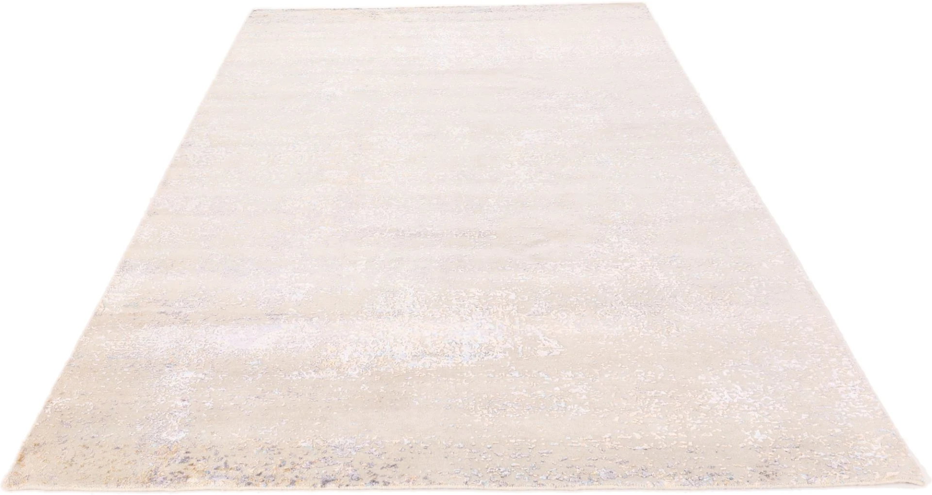 Orientteppich 307 × 208 cm aus Wolle & Seide, handgeknüpft