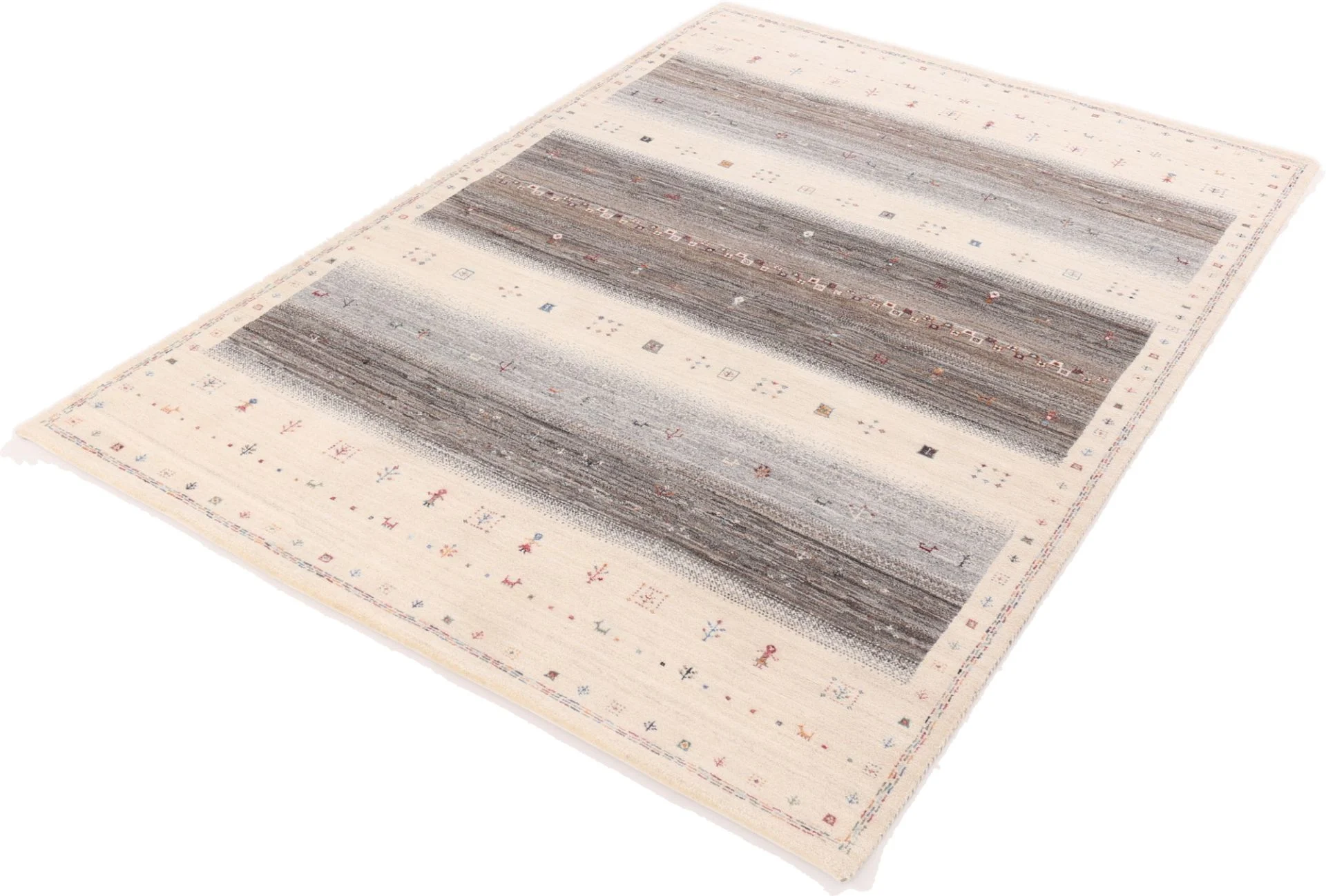 Handgeknüpfter Loribaft Orientteppich, 248 × 172 cm, Wolle & Seide