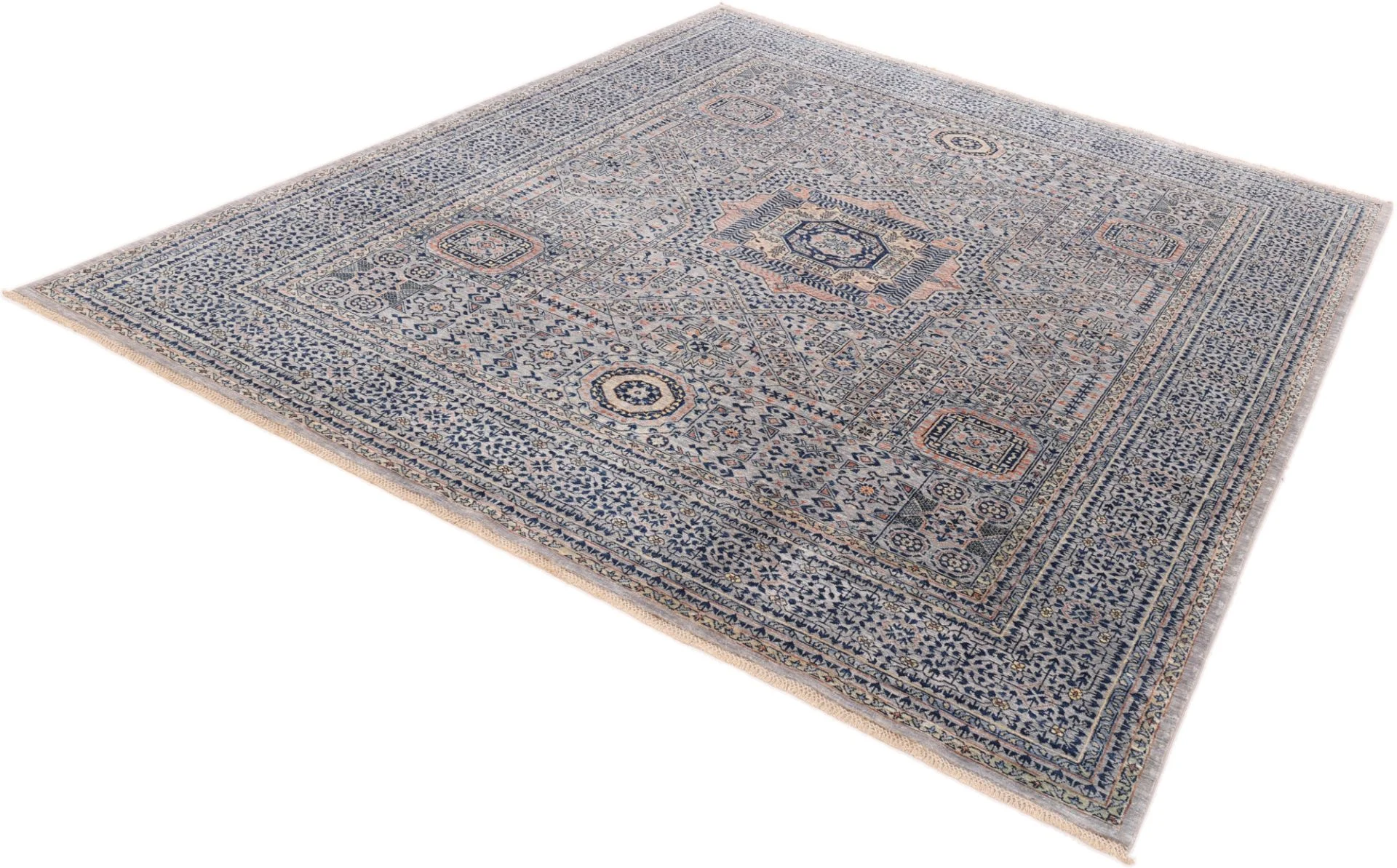 orientteppich-mamluk-249-x-305-cm-schurwolle-handgeknupft-24 Handgeknüpfter Mamluk Orientteppich, 249 × 305 cm, Wolle