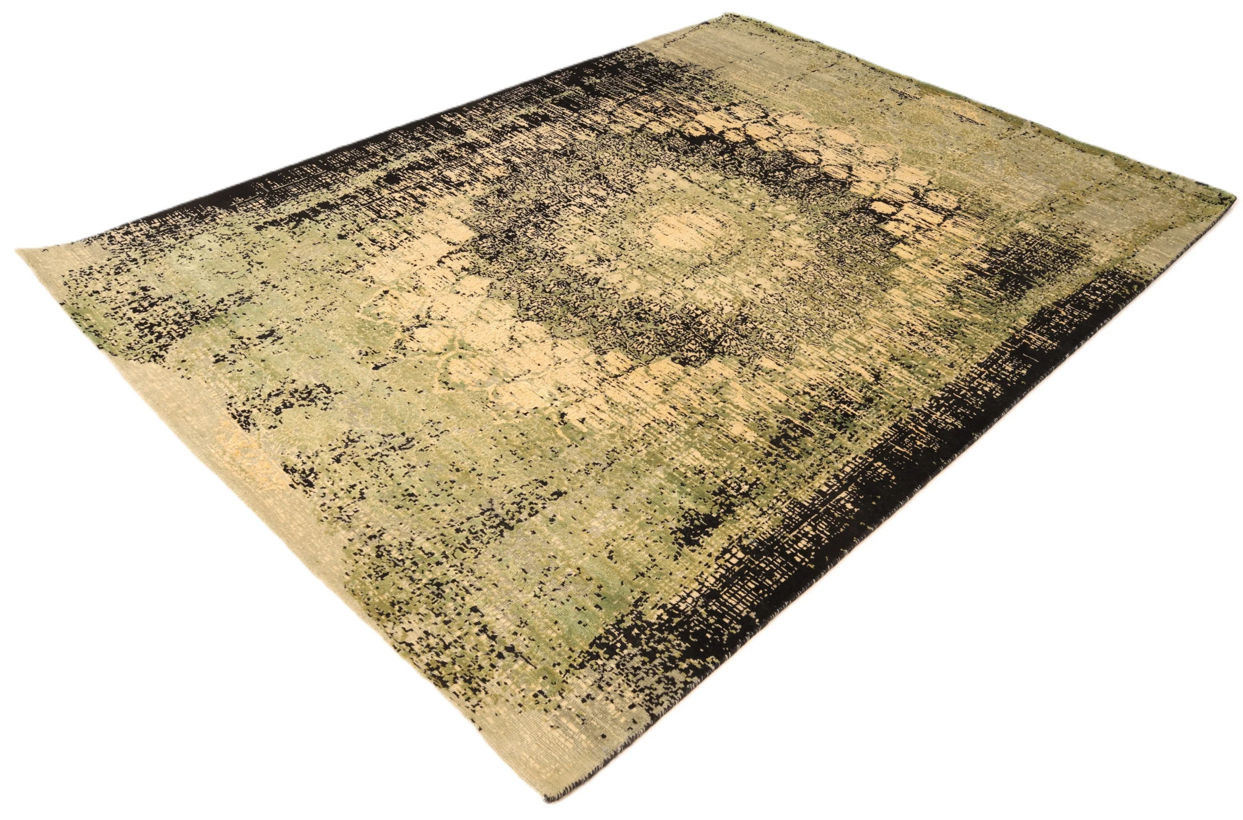 Orientteppich 237 × 175 cm aus Wolle & Seide, handgeknüpft