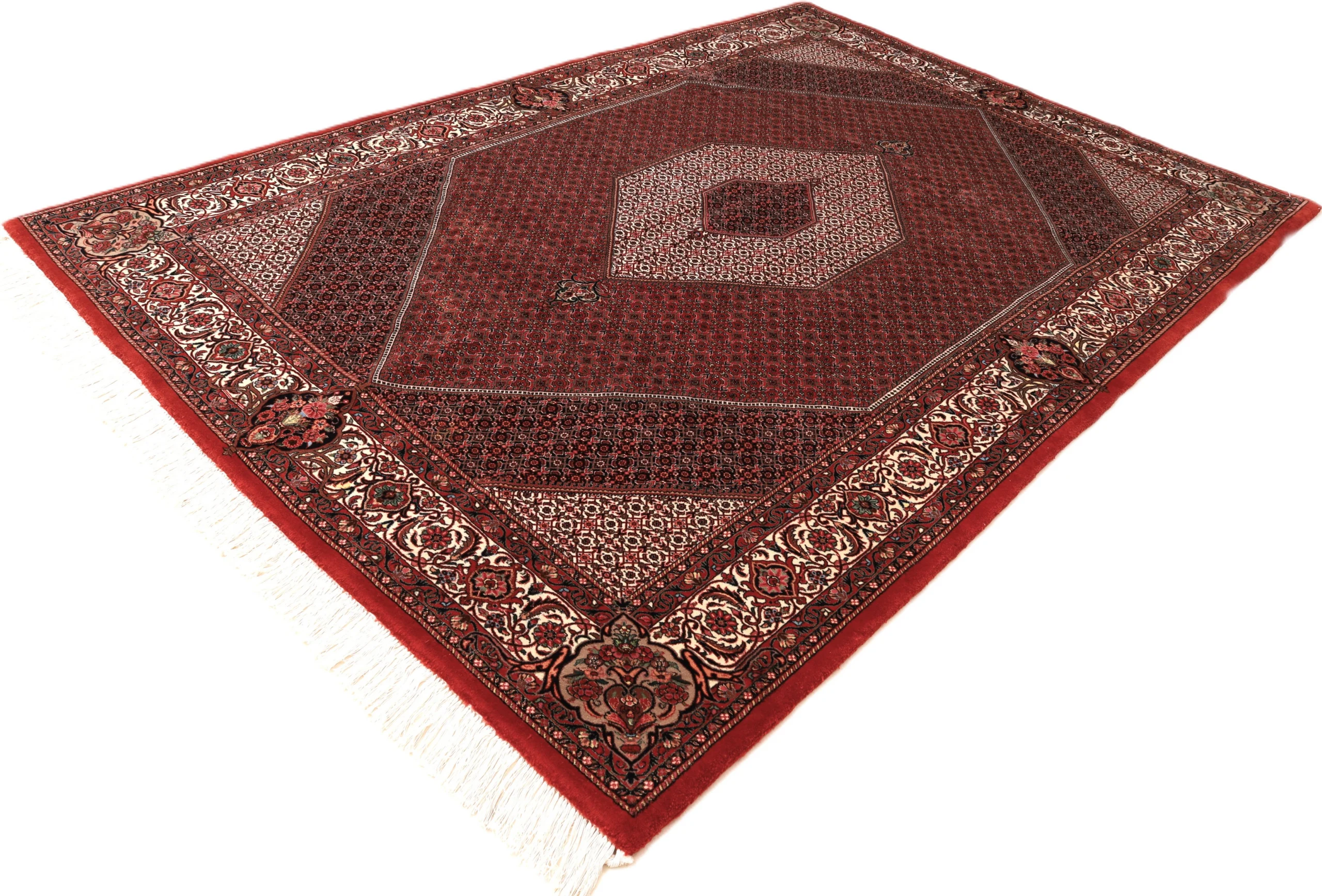 Bijar Perserteppich 308 × 212 cm aus Wolle & Seide, handgeknüpft