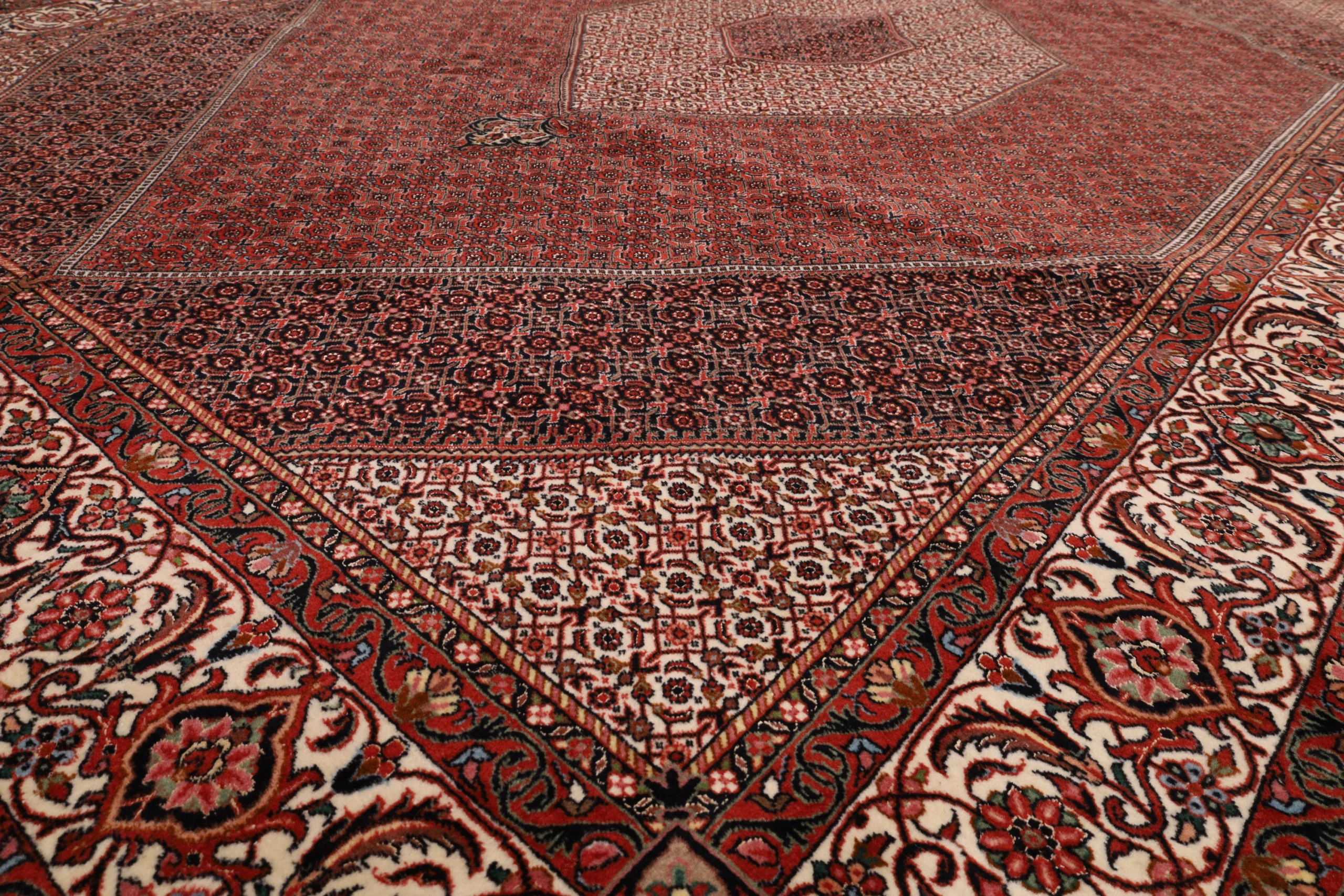 Bijar Perserteppich 308 × 212 cm aus Wolle & Seide, handgeknüpft