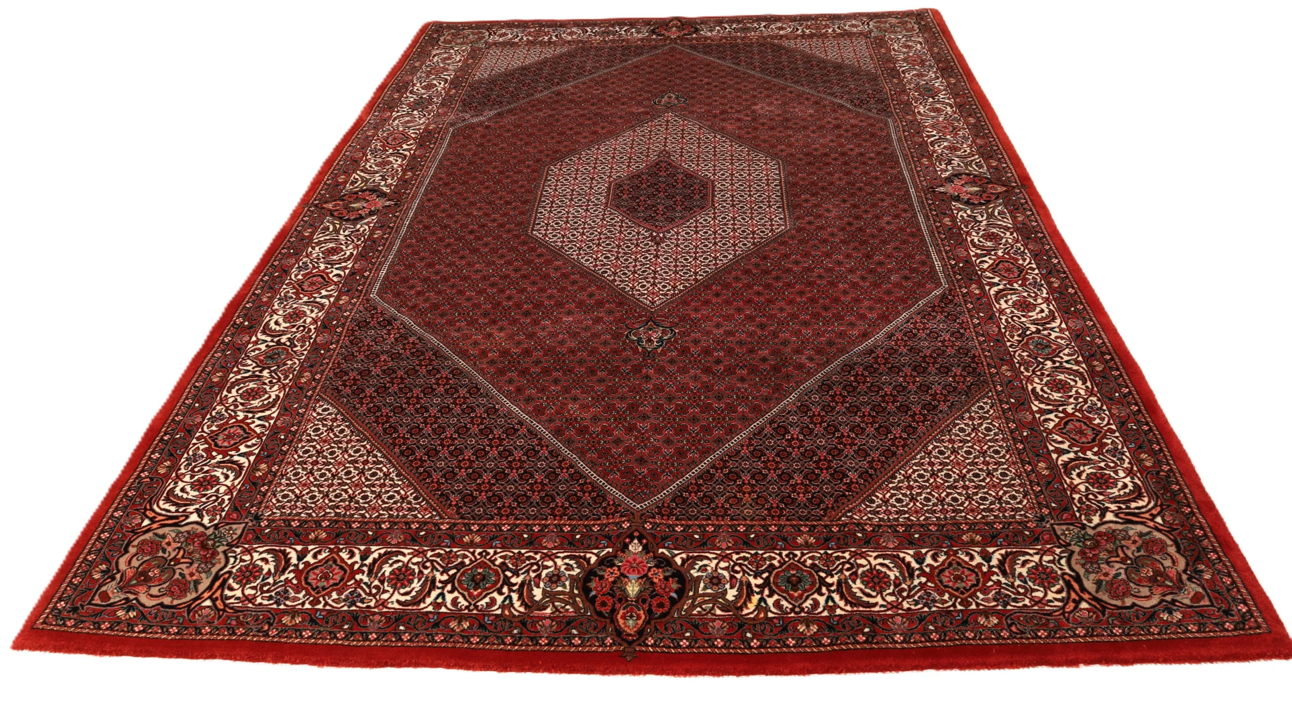 Bijar Perserteppich 308 × 212 cm aus Wolle & Seide, handgeknüpft