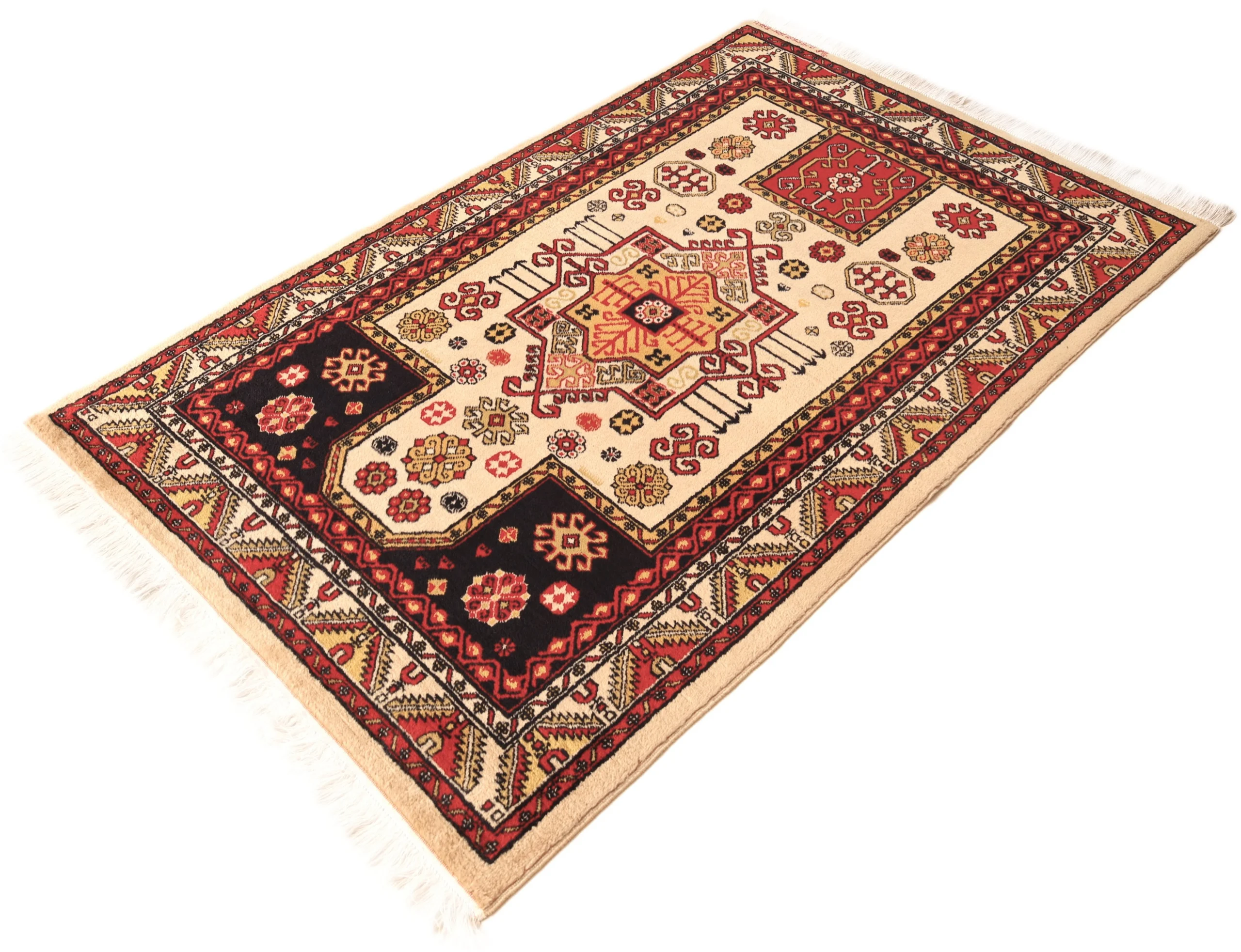 Orientteppich 148 × 96 cm aus Wolle, handgeknüpft
