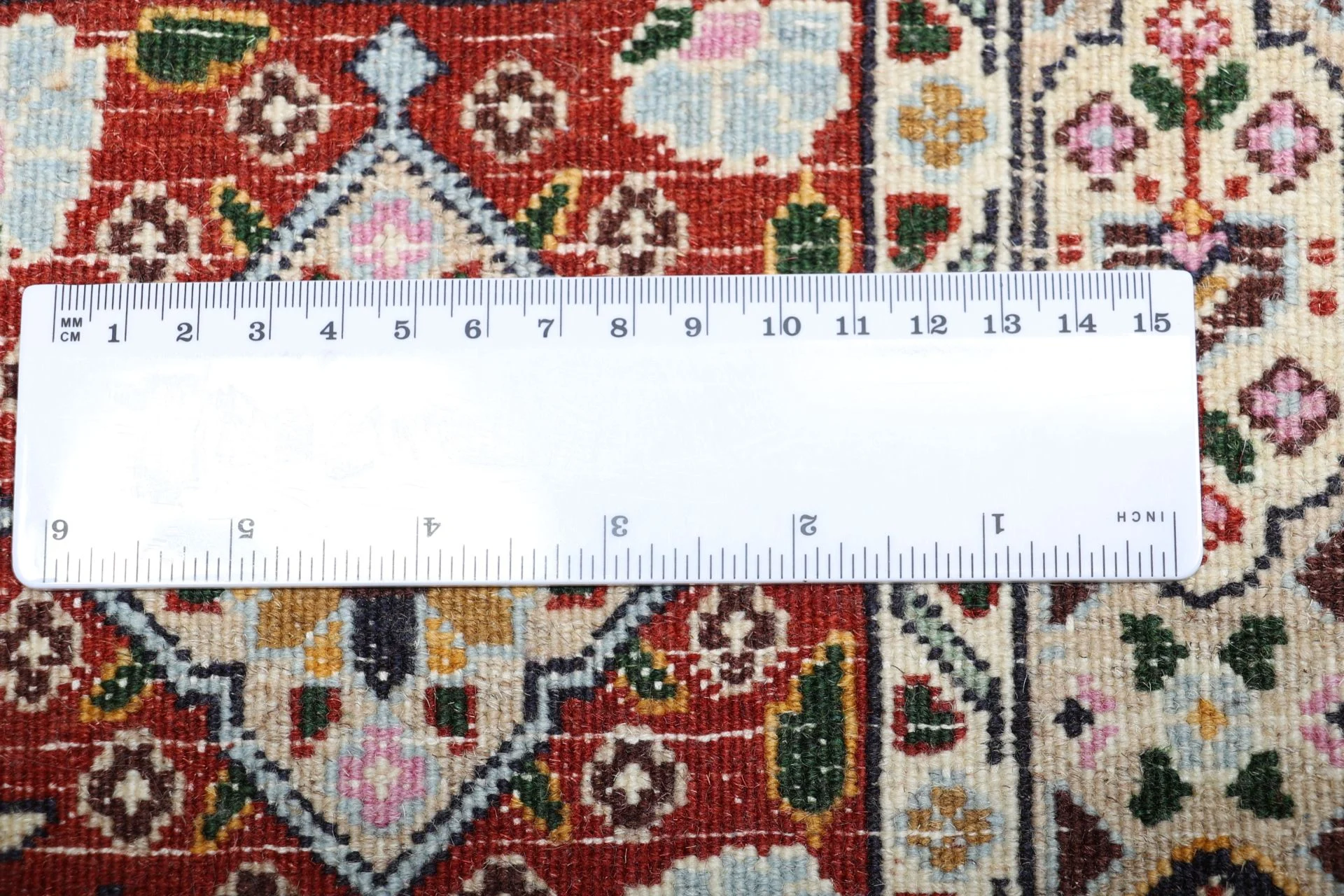 Handgeknüpfter Moud Perserteppich, 195 × 207 cm, Wolle