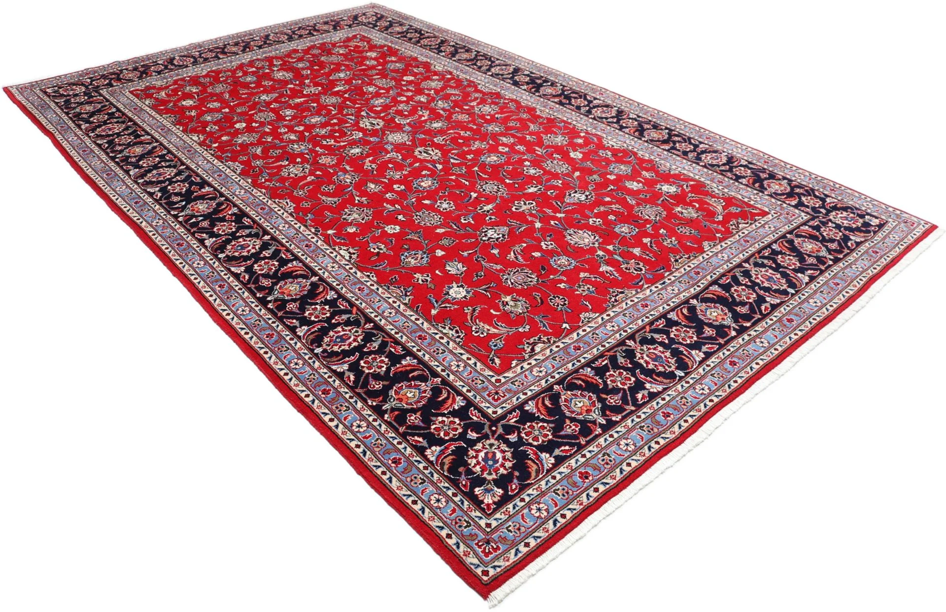 Kashan Perserteppich aus Iran, 192 × 307 cm