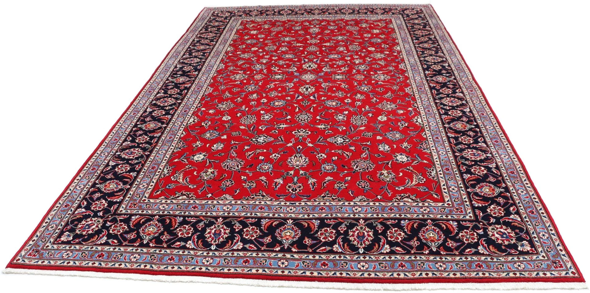 Kashan Perserteppich aus Iran, 192 × 307 cm