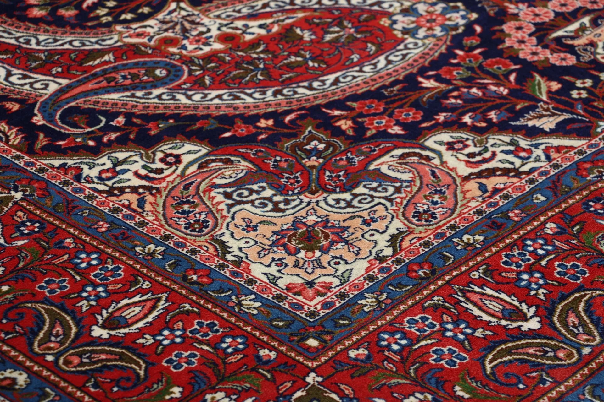 Handgeknüpfter Sarough Perserteppich, 218 × 310 cm, Wolle