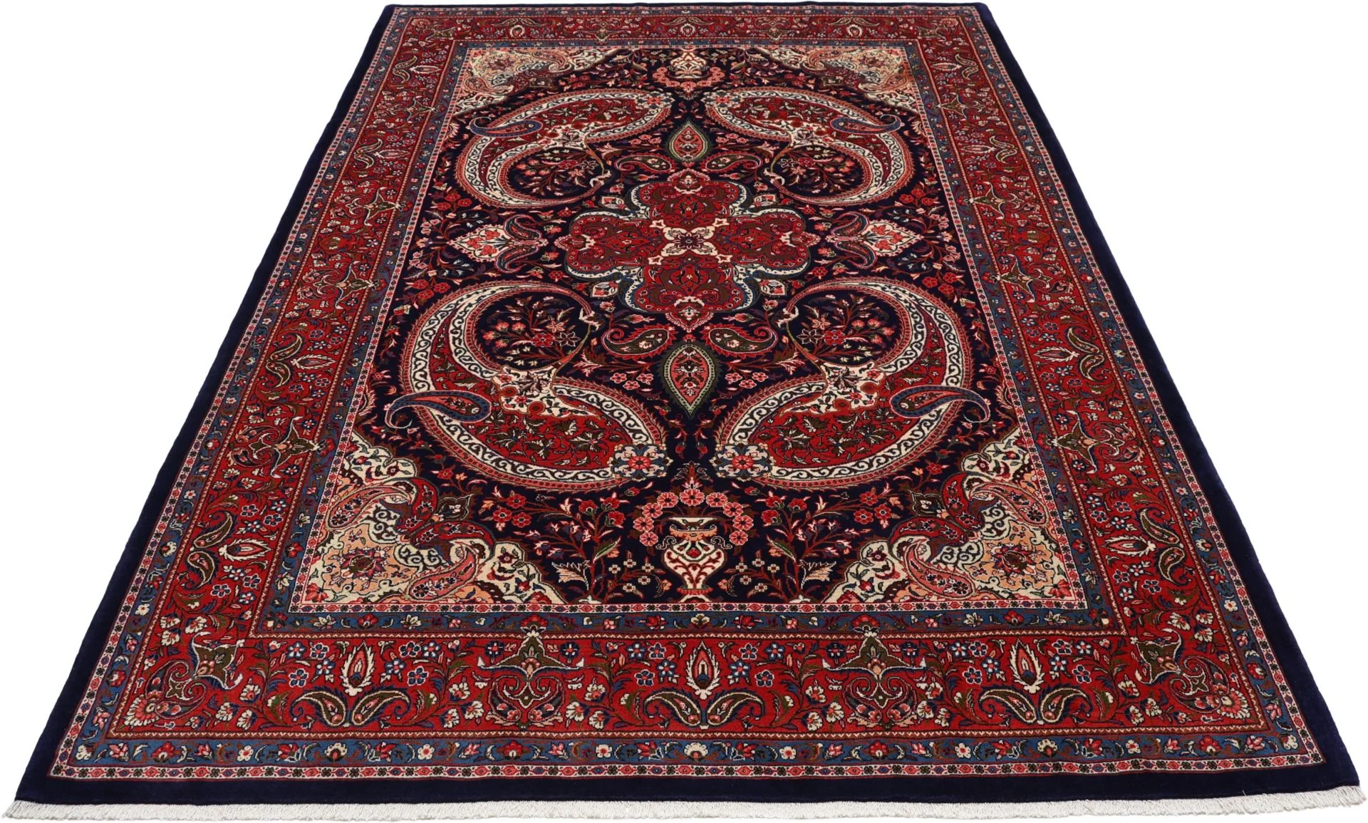 Handgeknüpfter Sarough Perserteppich, 218 × 310 cm, Wolle