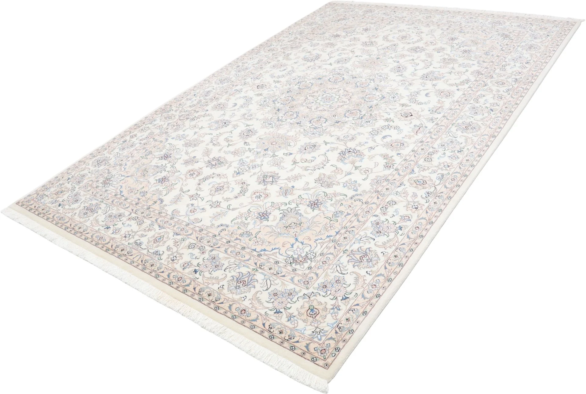 Handgeknüpfter Nain Perserteppich, 204 × 300 cm, Wolle