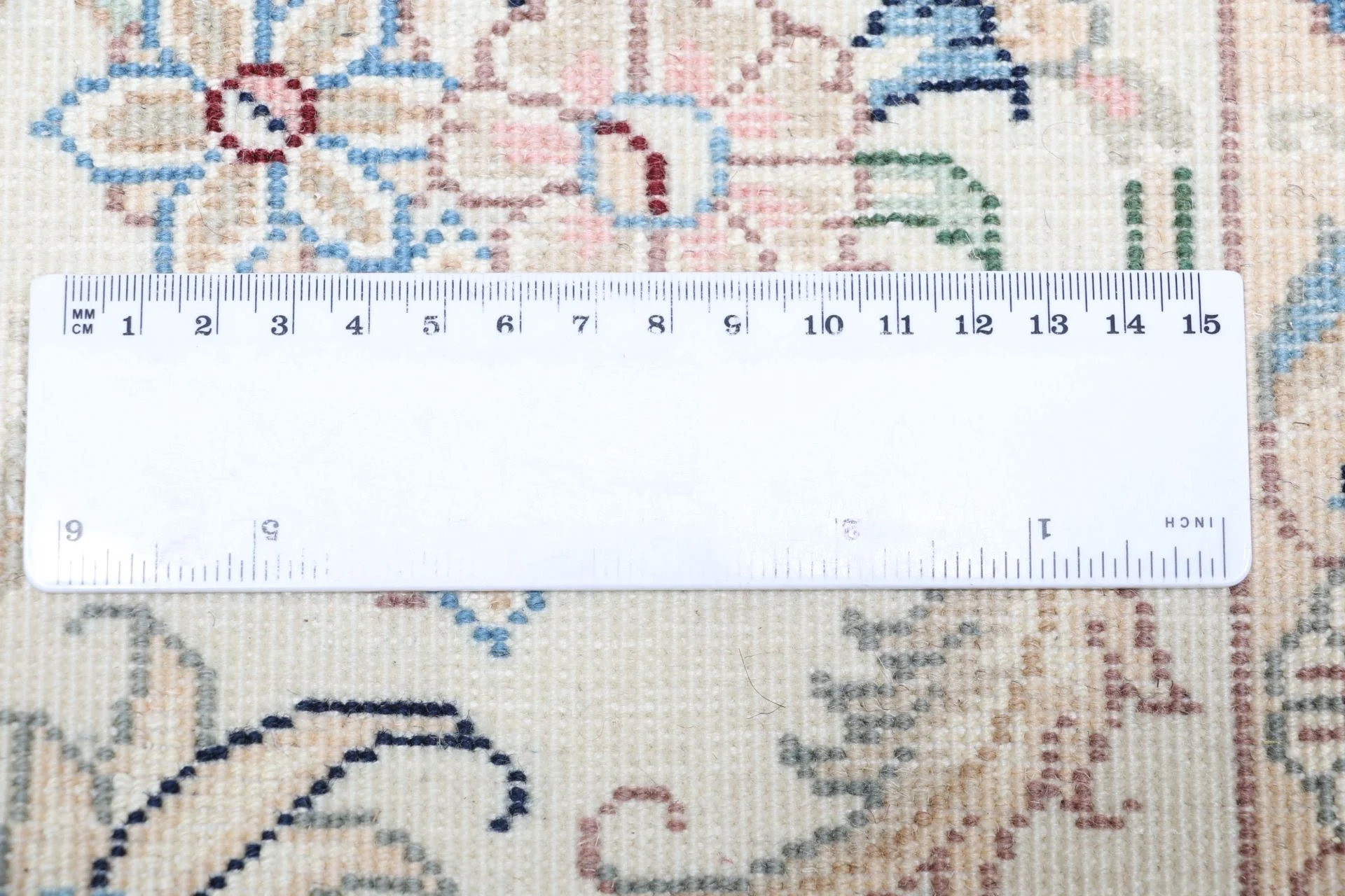 Handgeknüpfter Nain Perserteppich, 204 × 300 cm, Wolle