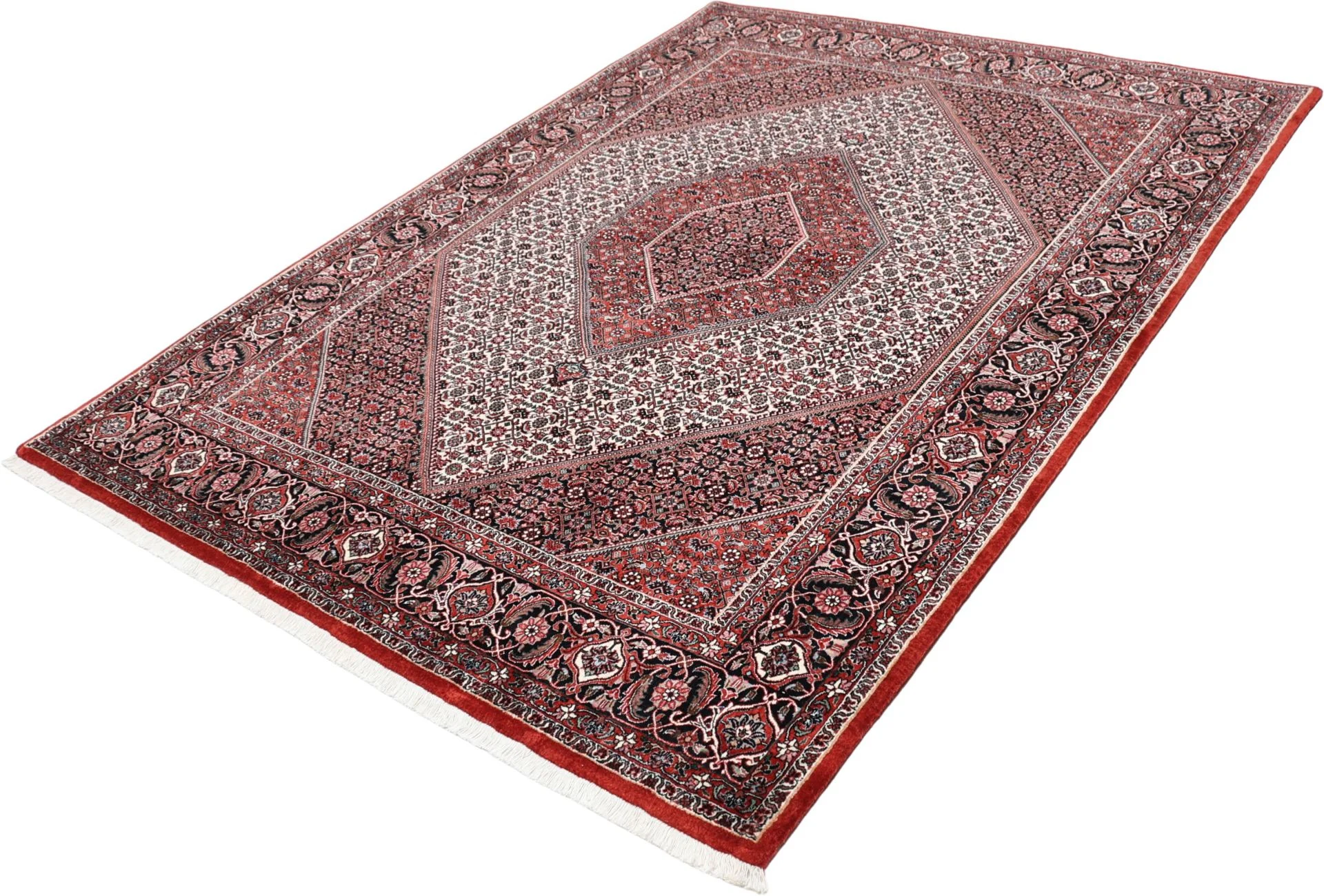Handgeknüpfter Bijar Perserteppich, 173 × 230 cm, Wolle & Seide