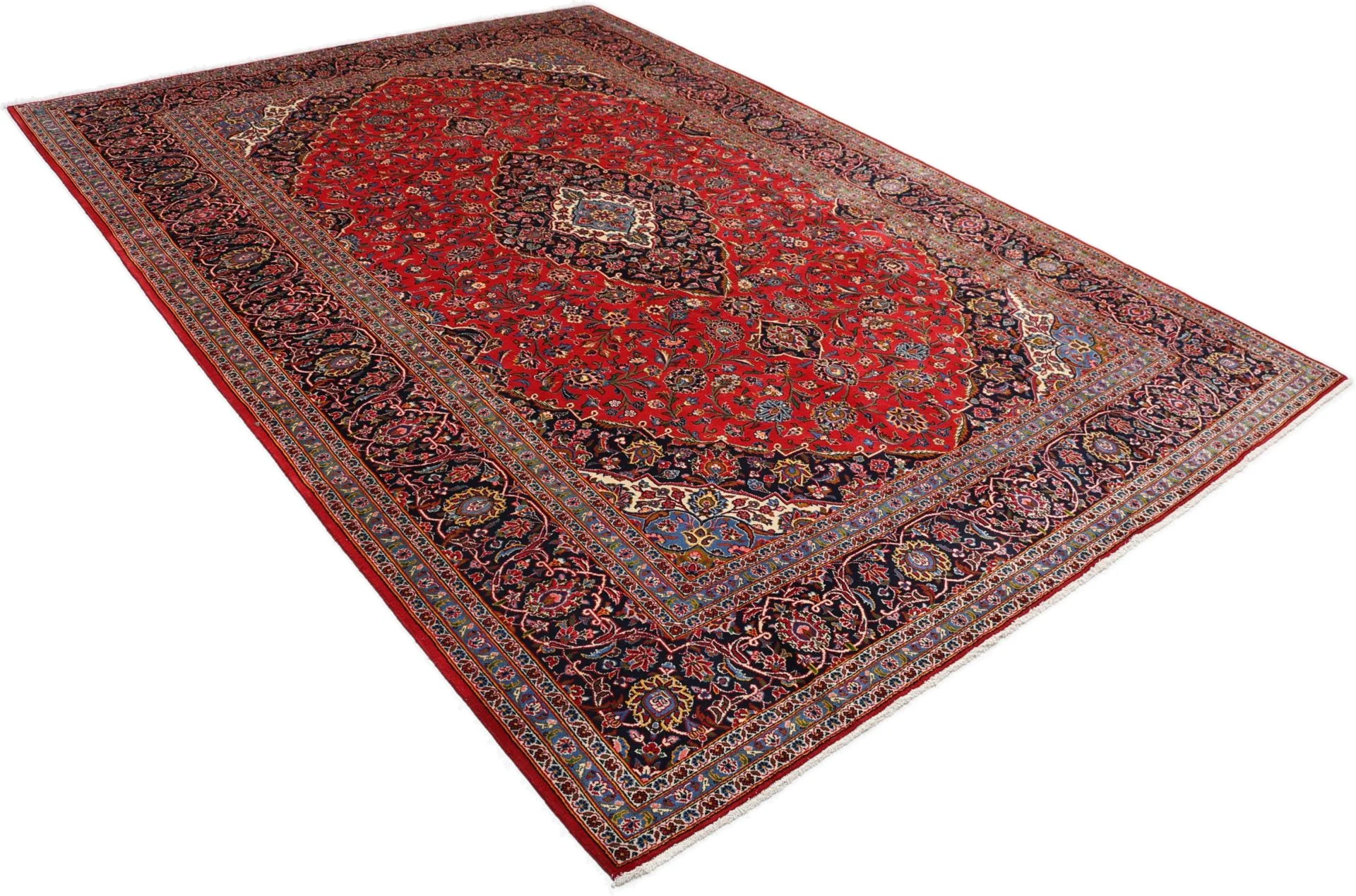 Kashan Perserteppich aus Iran, 250 × 350 cm
