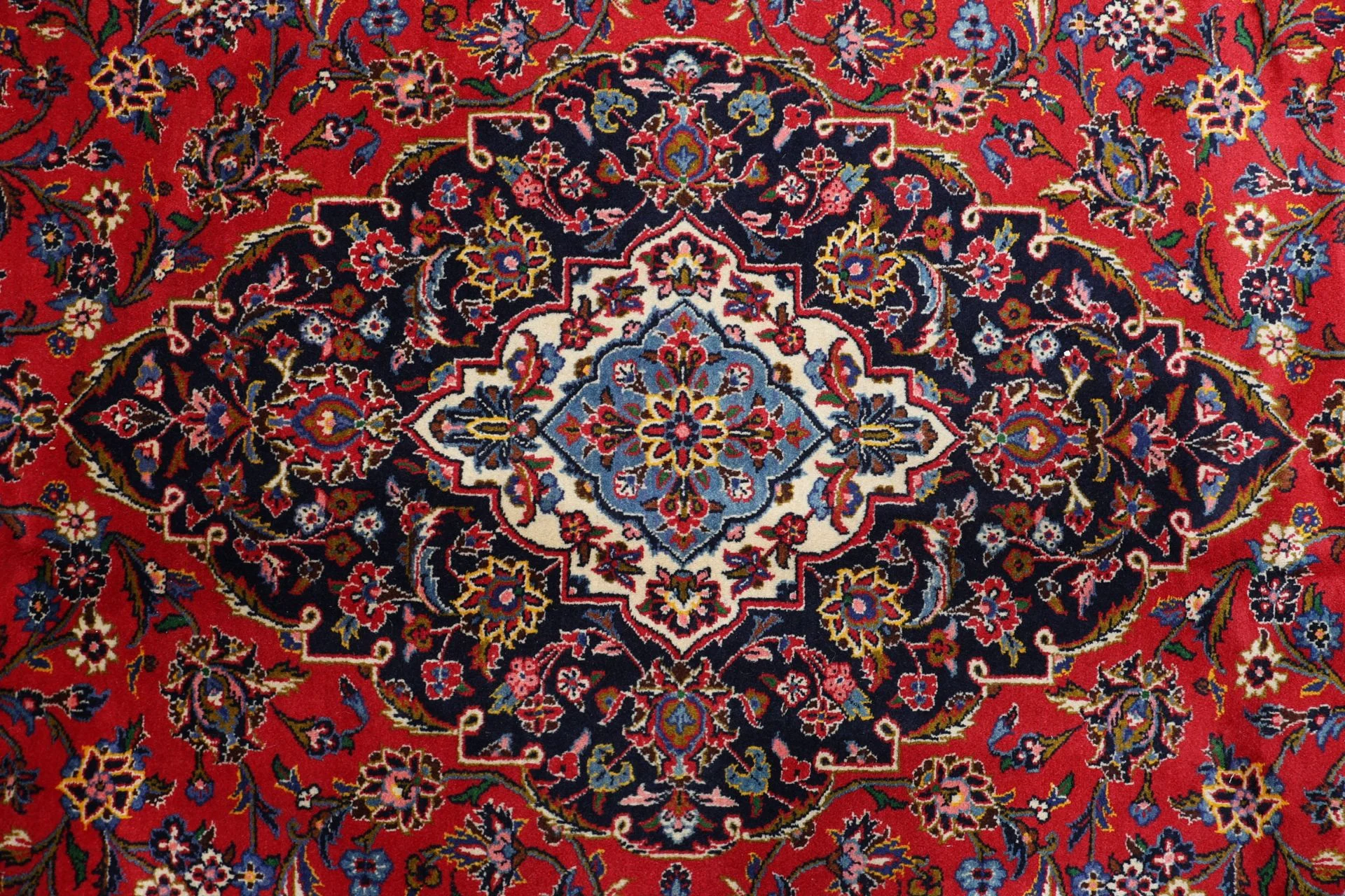 Kashan Perserteppich aus Iran, 250 × 350 cm