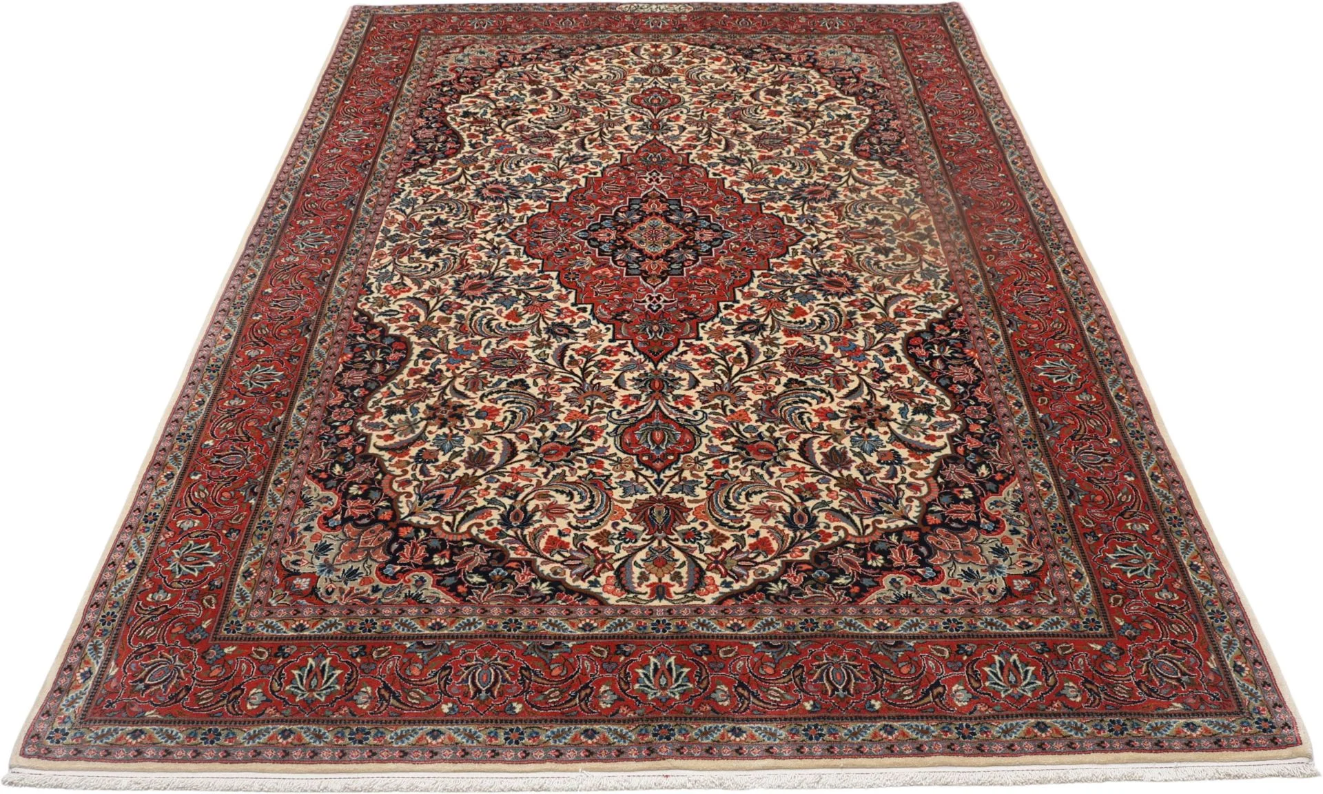 Handgeknüpfter Sarough Perserteppich, 203 × 290 cm, Wolle