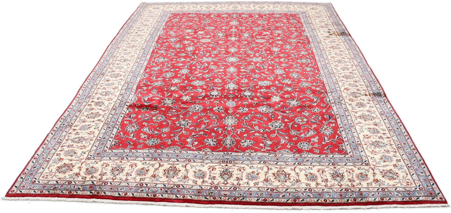 Kashan Perserteppich aus Iran, 252 × 350 cm