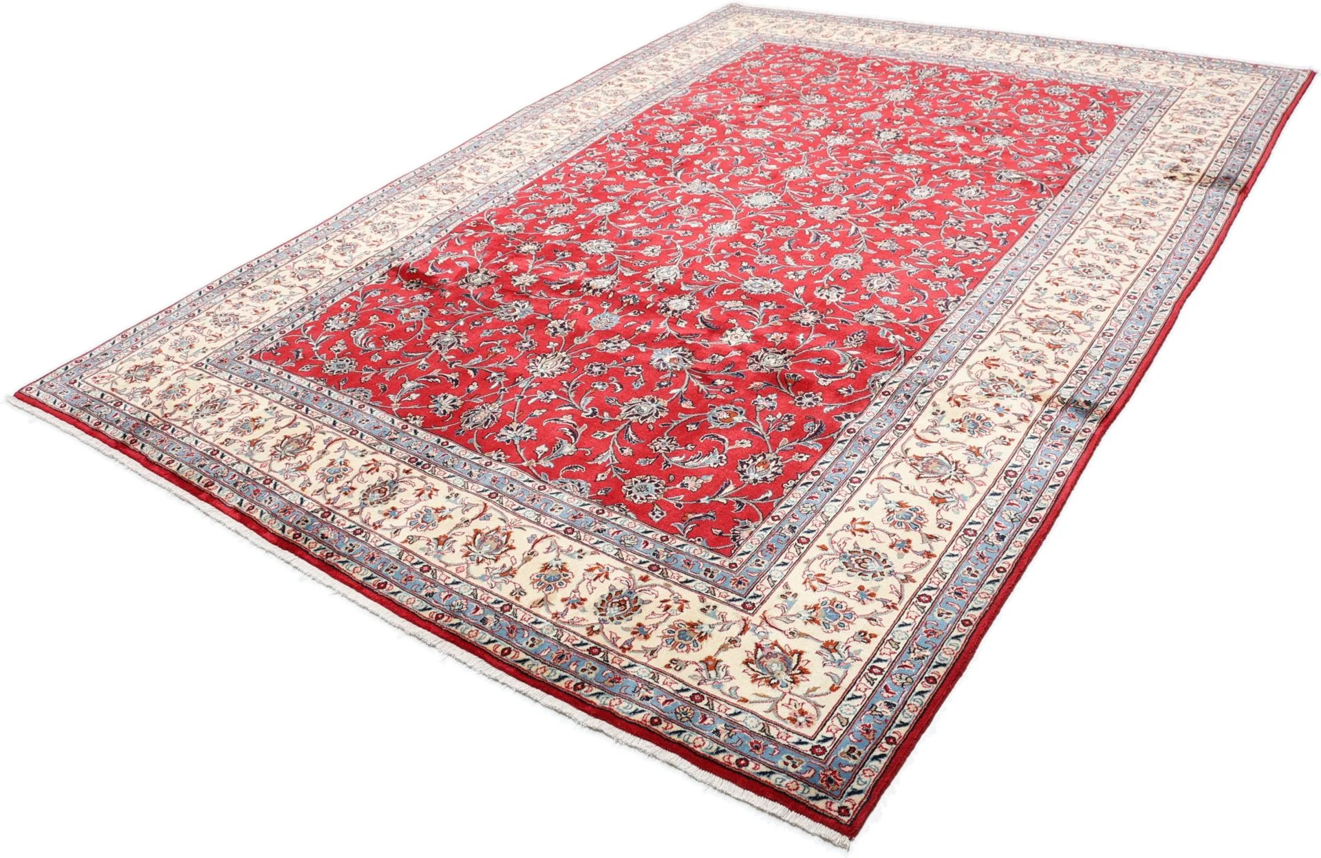Kashan Perserteppich aus Iran, 252 × 350 cm