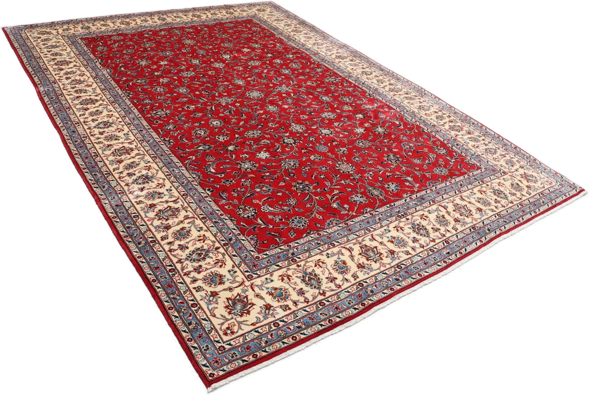 Kashan Perserteppich aus Iran, 252 × 350 cm