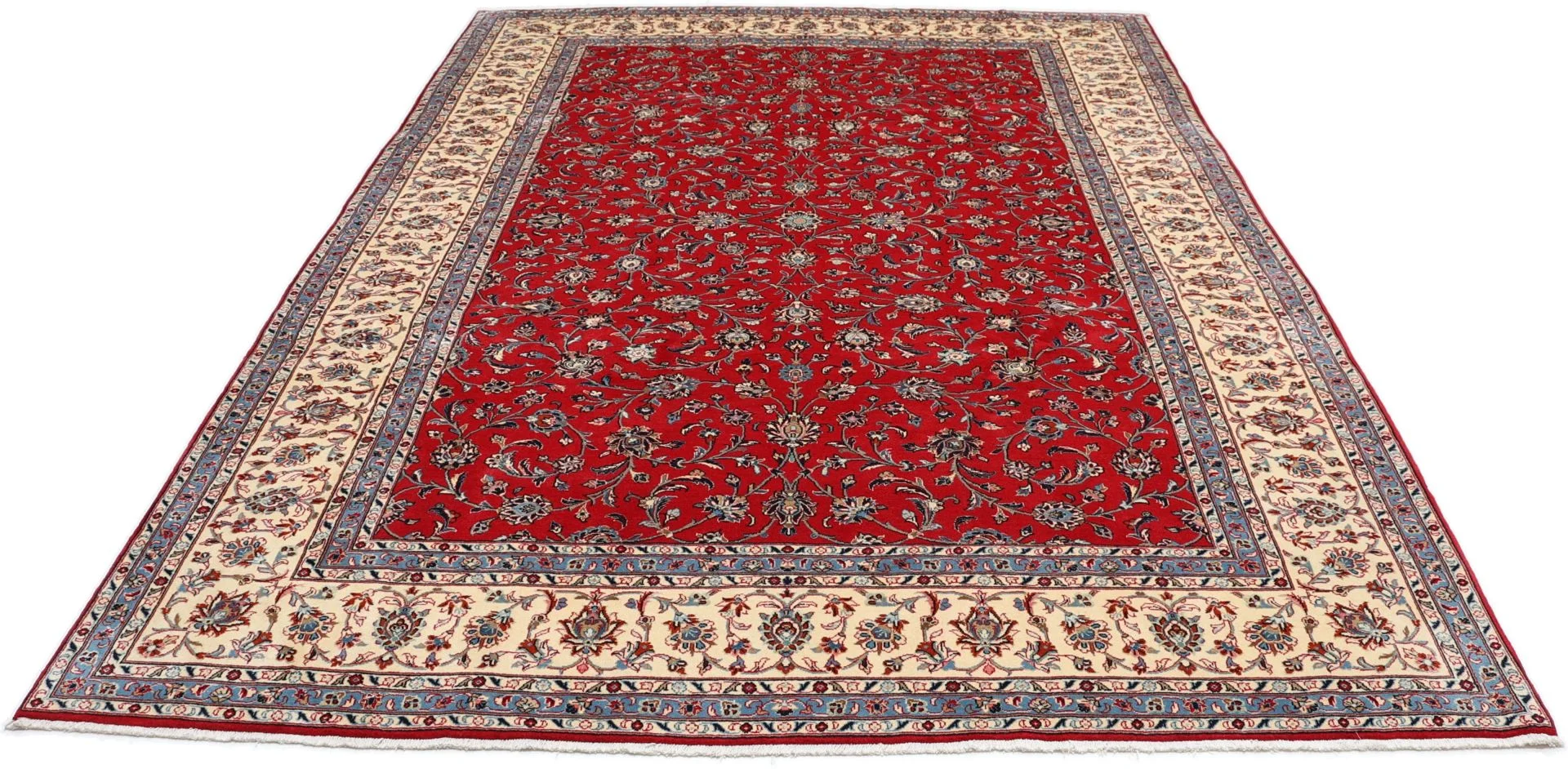 Kashan Perserteppich aus Iran, 252 × 350 cm