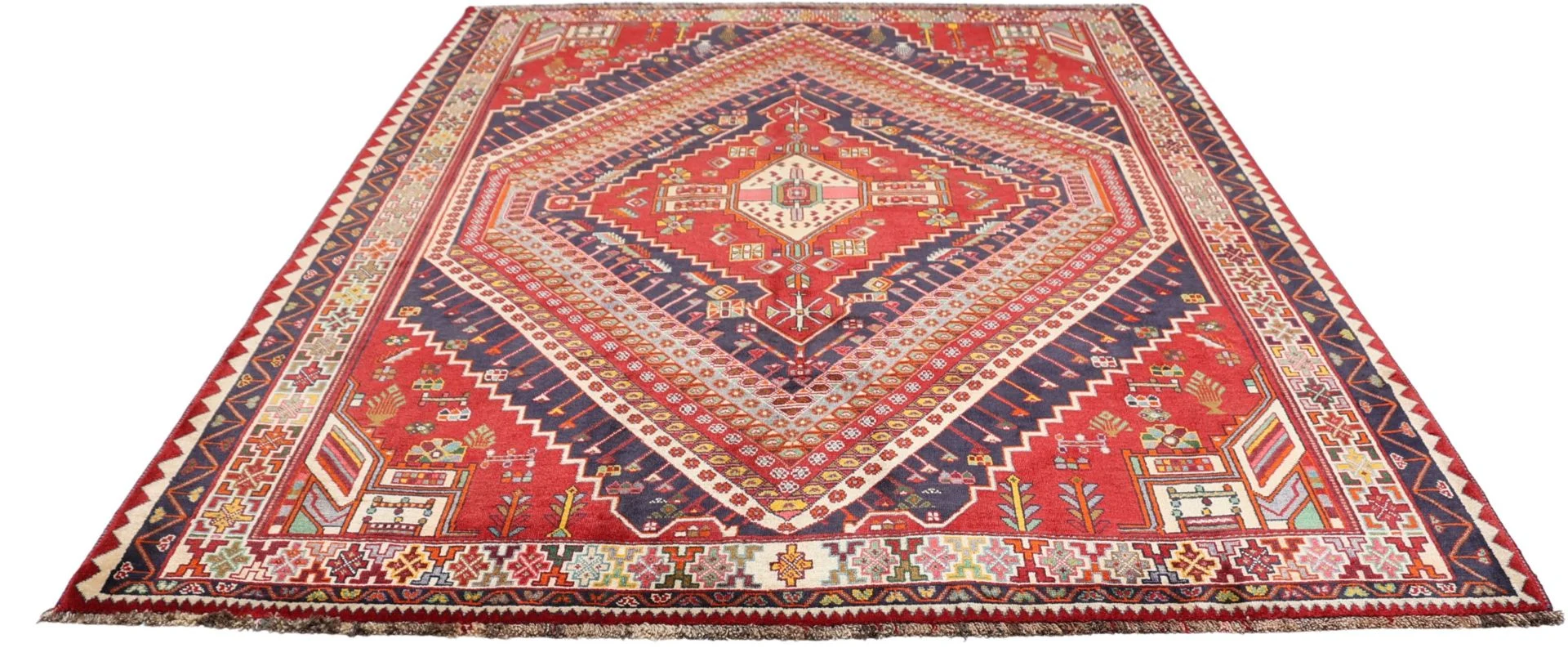 Qashqai Perserteppich aus Iran, 186 × 268 cm