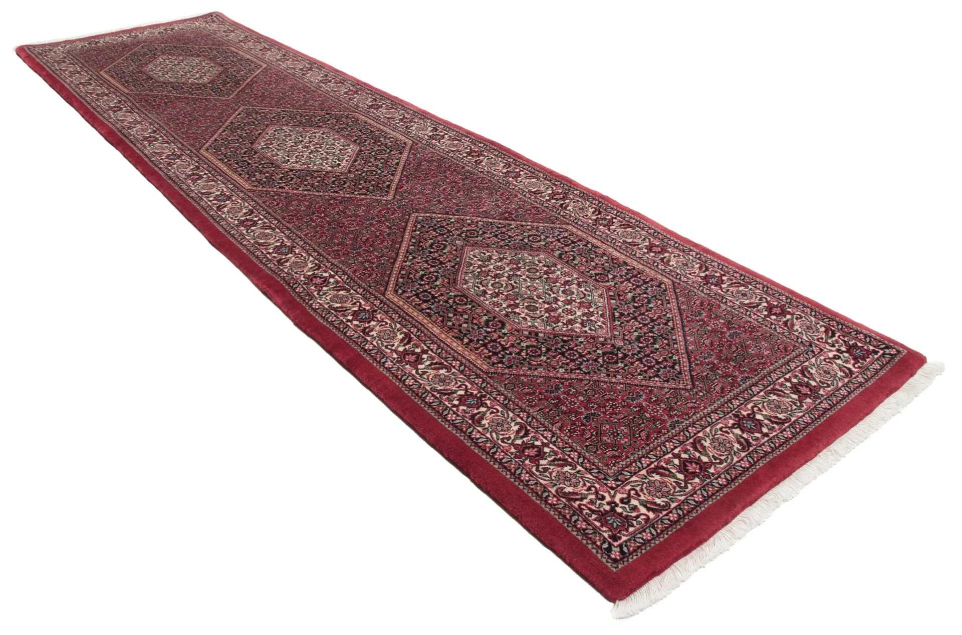 Handgeknüpfter Bijar Perserteppich 85 × 310 cm