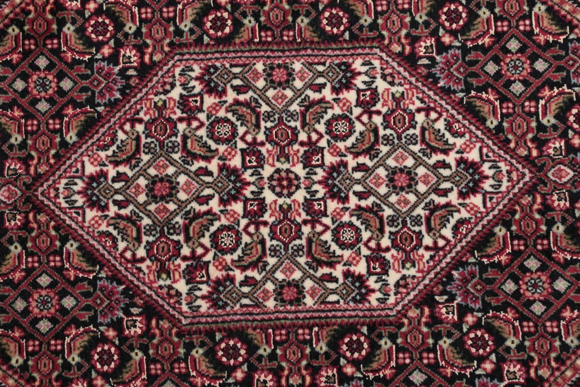 Handgeknüpfter Bijar Perserteppich 85 × 310 cm