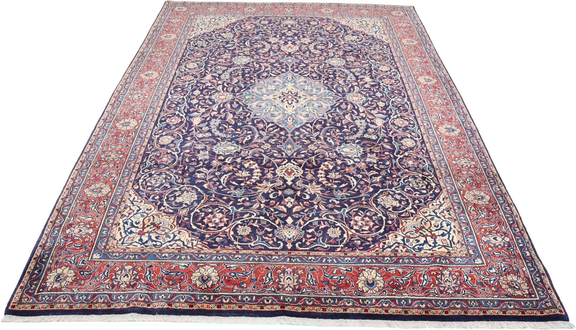 Handgeknüpfter Sarough Perserteppich 220 × 317 cm