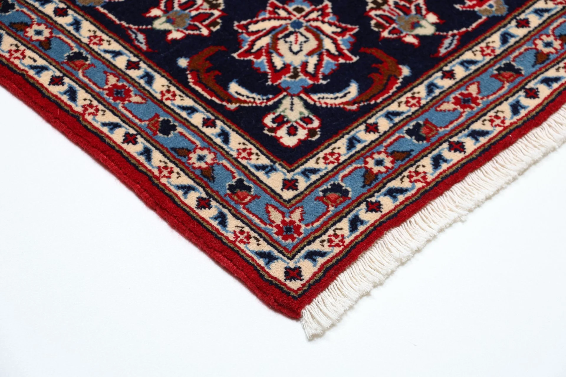 Handgeknüpfter Kashan Perserteppich, 200 × 304 cm, Wolle
