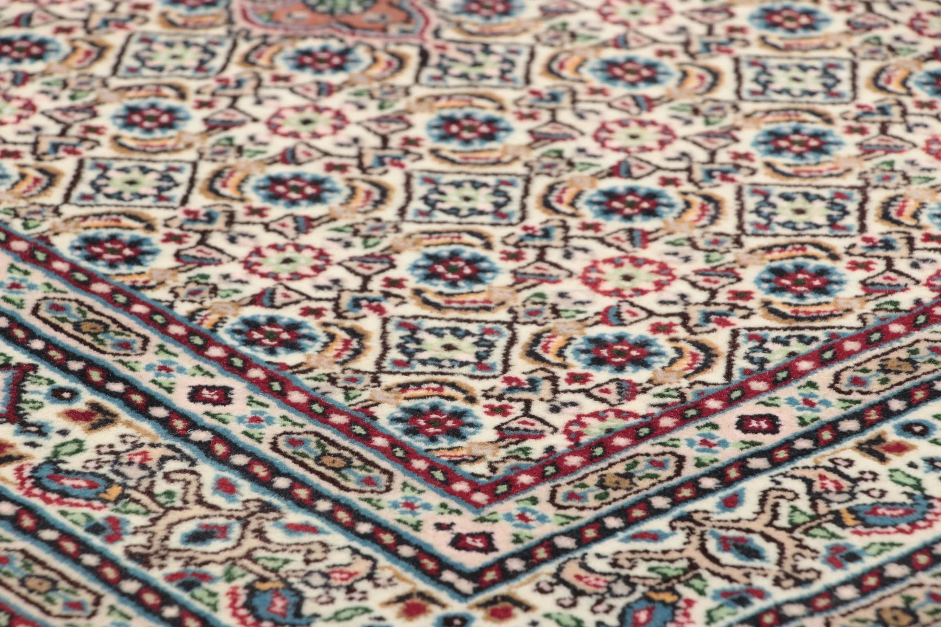 Moud Perserteppich 80 × 295 cm aus Wolle, handgeknüpft