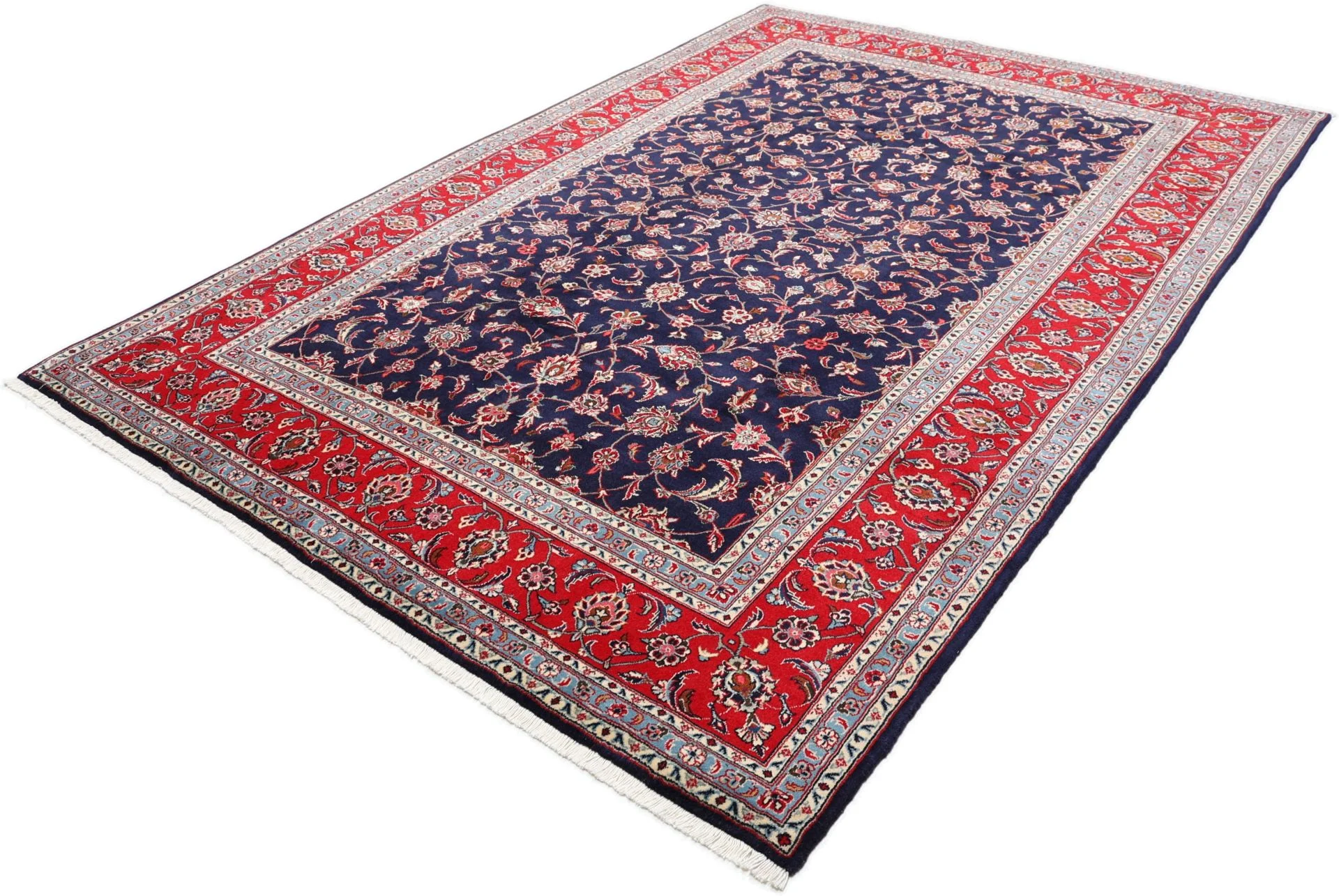 Handgeknüpfter Kashan Perserteppich 200 × 303 cm