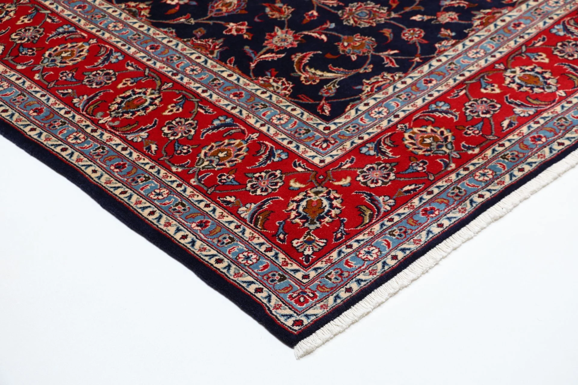 Handgeknüpfter Kashan Perserteppich 200 × 303 cm