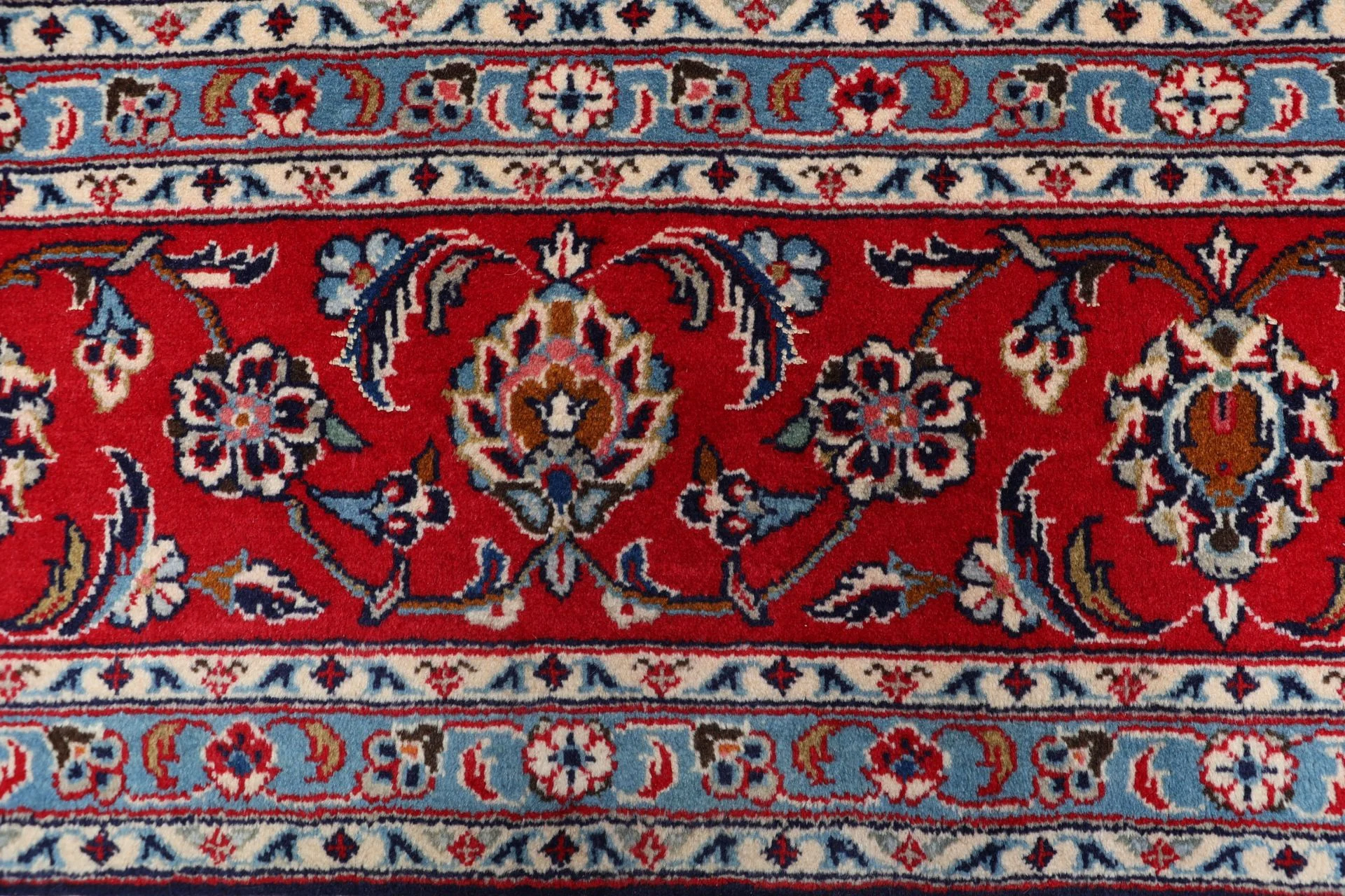 Handgeknüpfter Kashan Perserteppich 200 × 303 cm