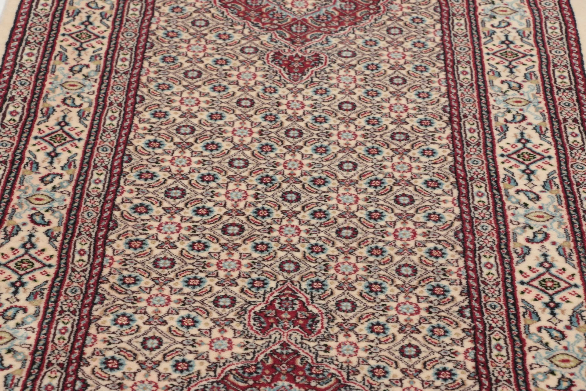 Moud Perserteppich 78 × 390 cm aus Wolle, handgeknüpft