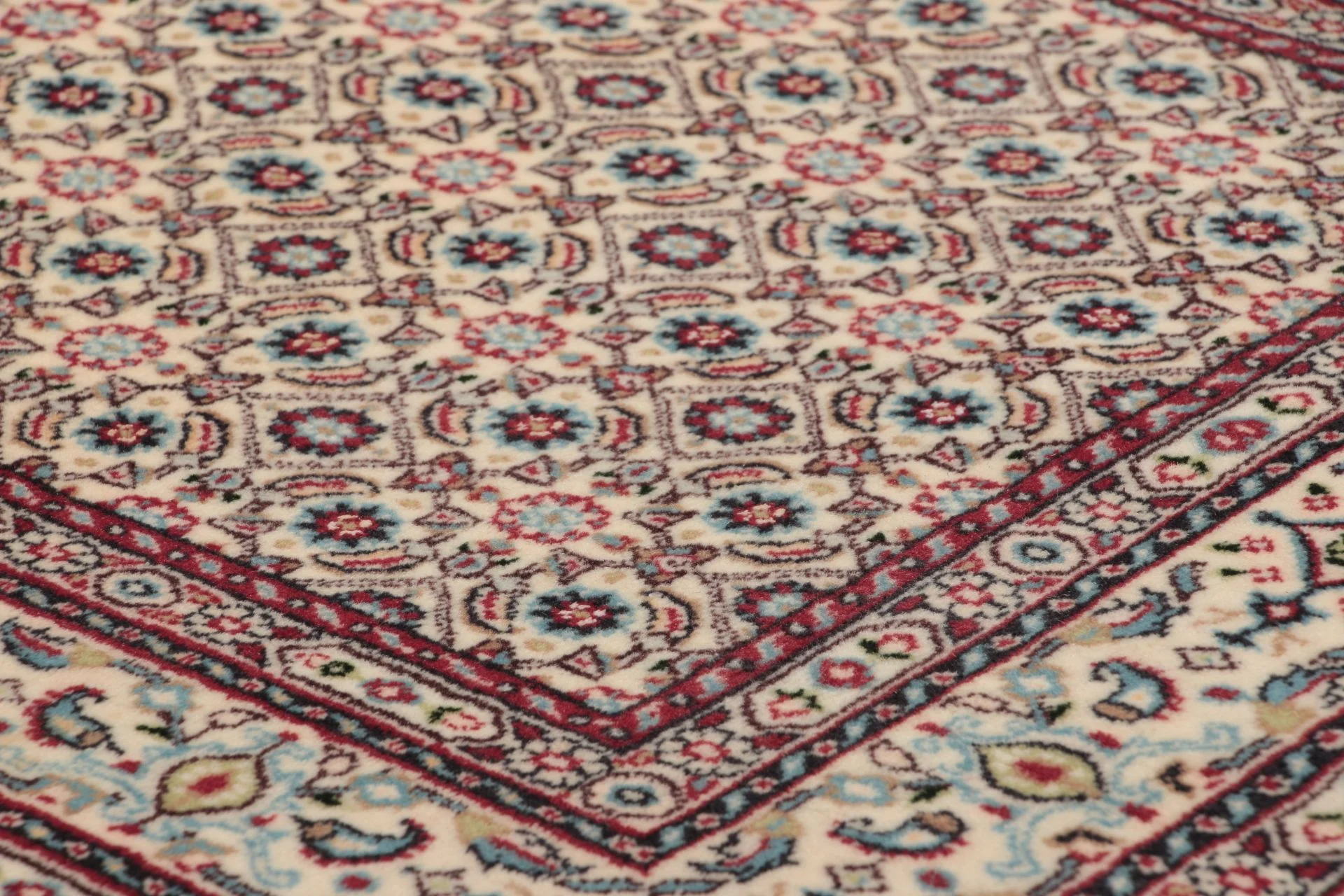Moud Perserteppich 78 × 390 cm aus Wolle, handgeknüpft