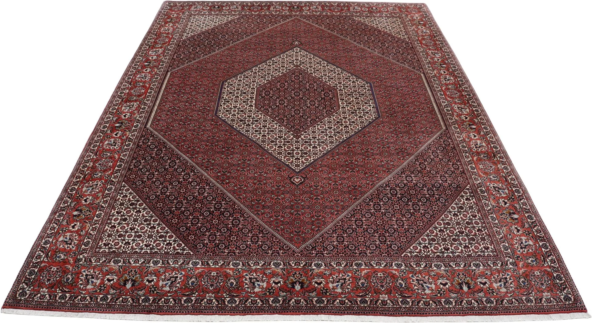 Handgeknüpfter Bijar Perserteppich 257 × 355 cm