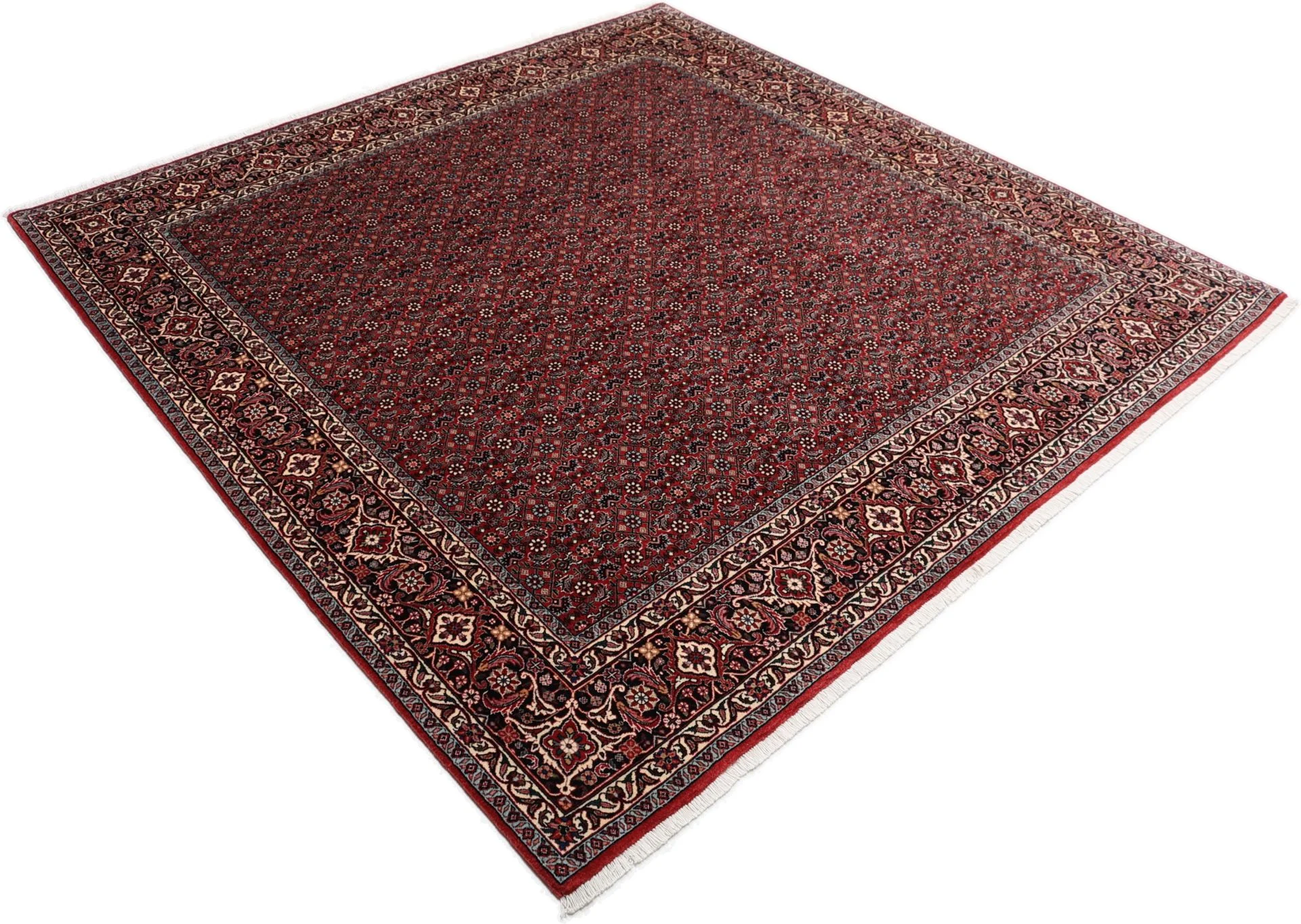 perserteppich-bidjar-203-x-215-cm-schurwolle-handgeknupft-20 Handgeknüpfter Bijar Perserteppich, 203 × 215 cm, Wolle