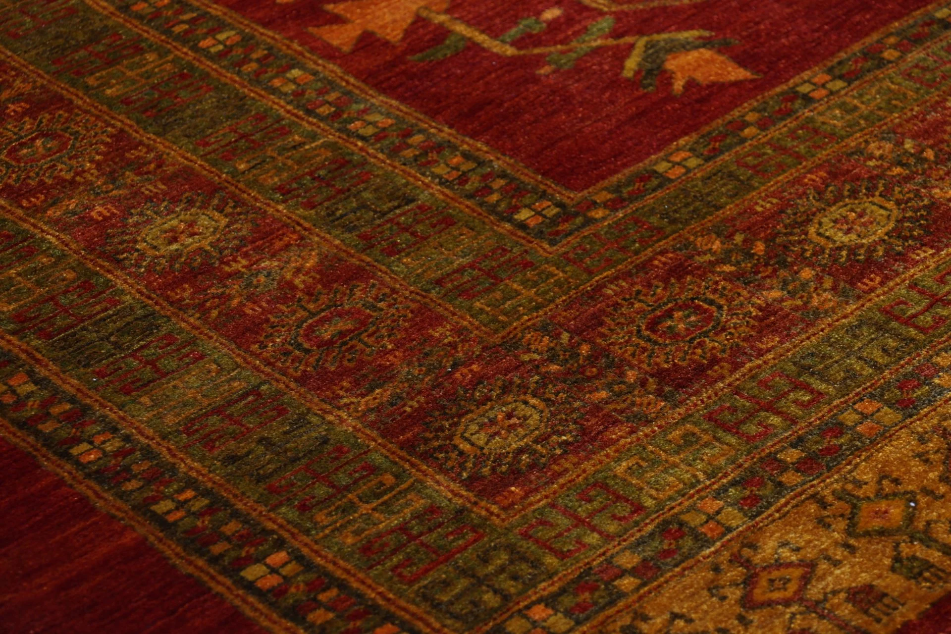 Qashqai Perserteppich 216 × 286 cm aus Wolle, handgeknüpft