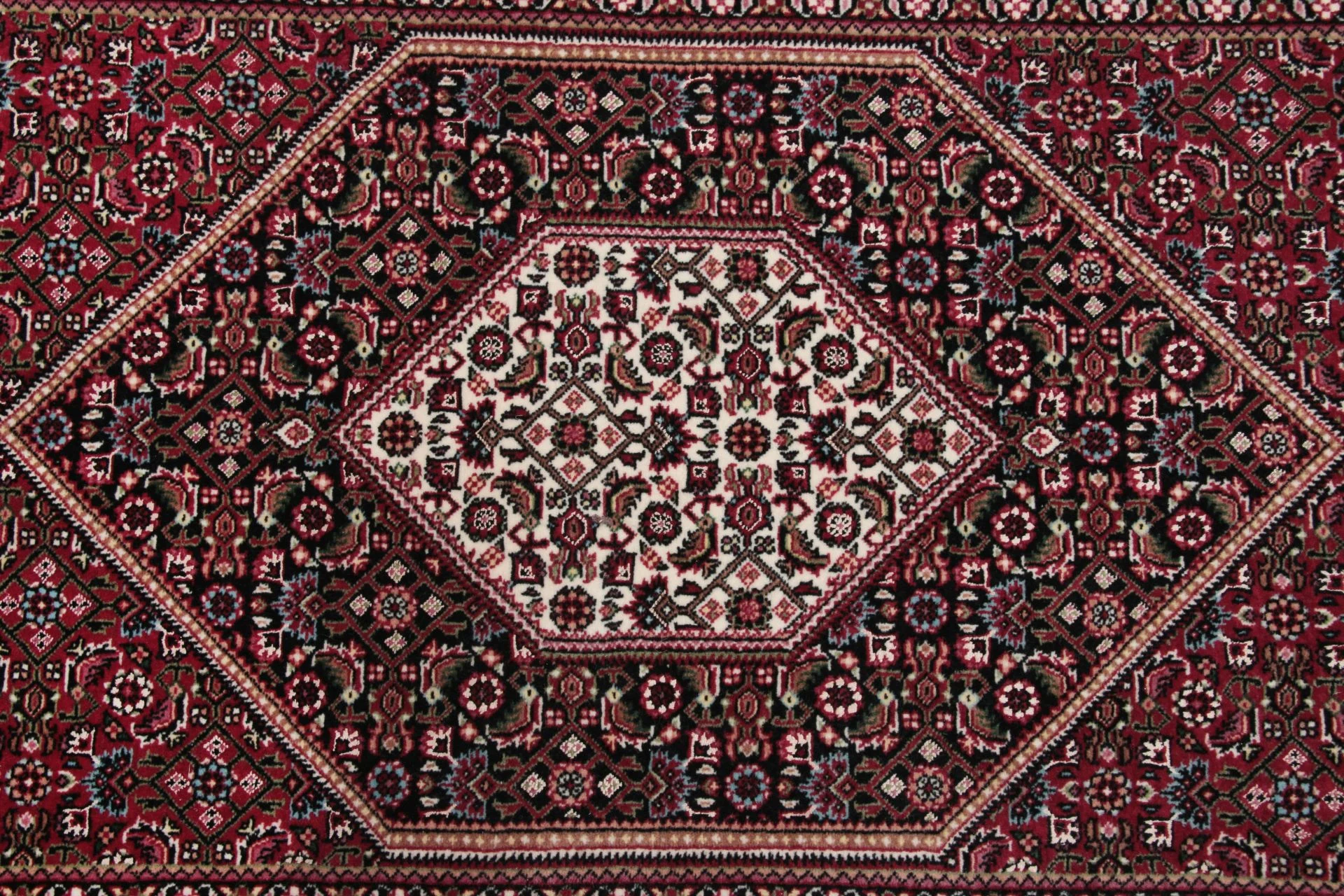Handgeknüpfter Bijar Perserteppich 88 × 300 cm