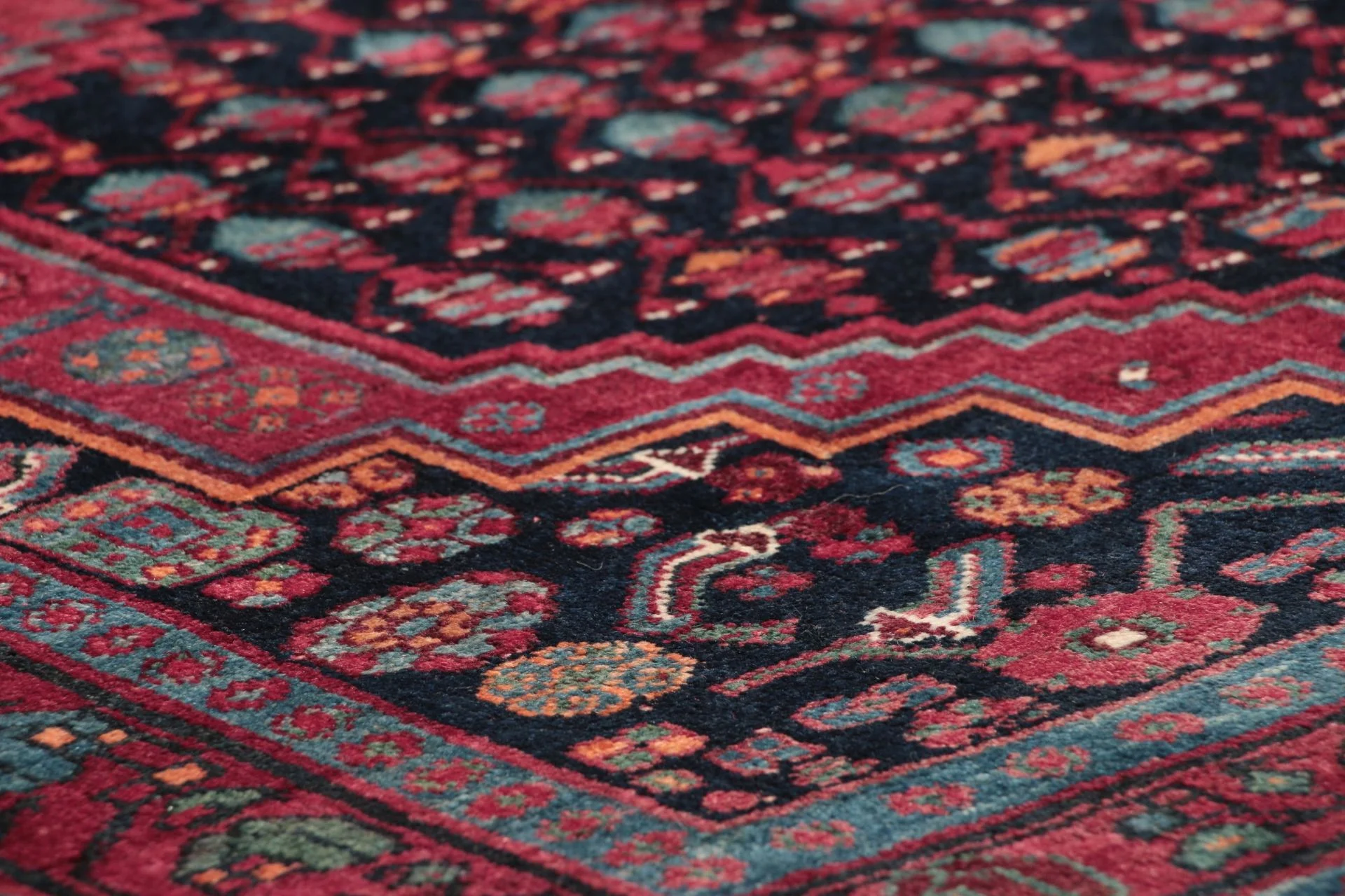 Bijar Perserteppich aus Iran, 125 × 320 cm