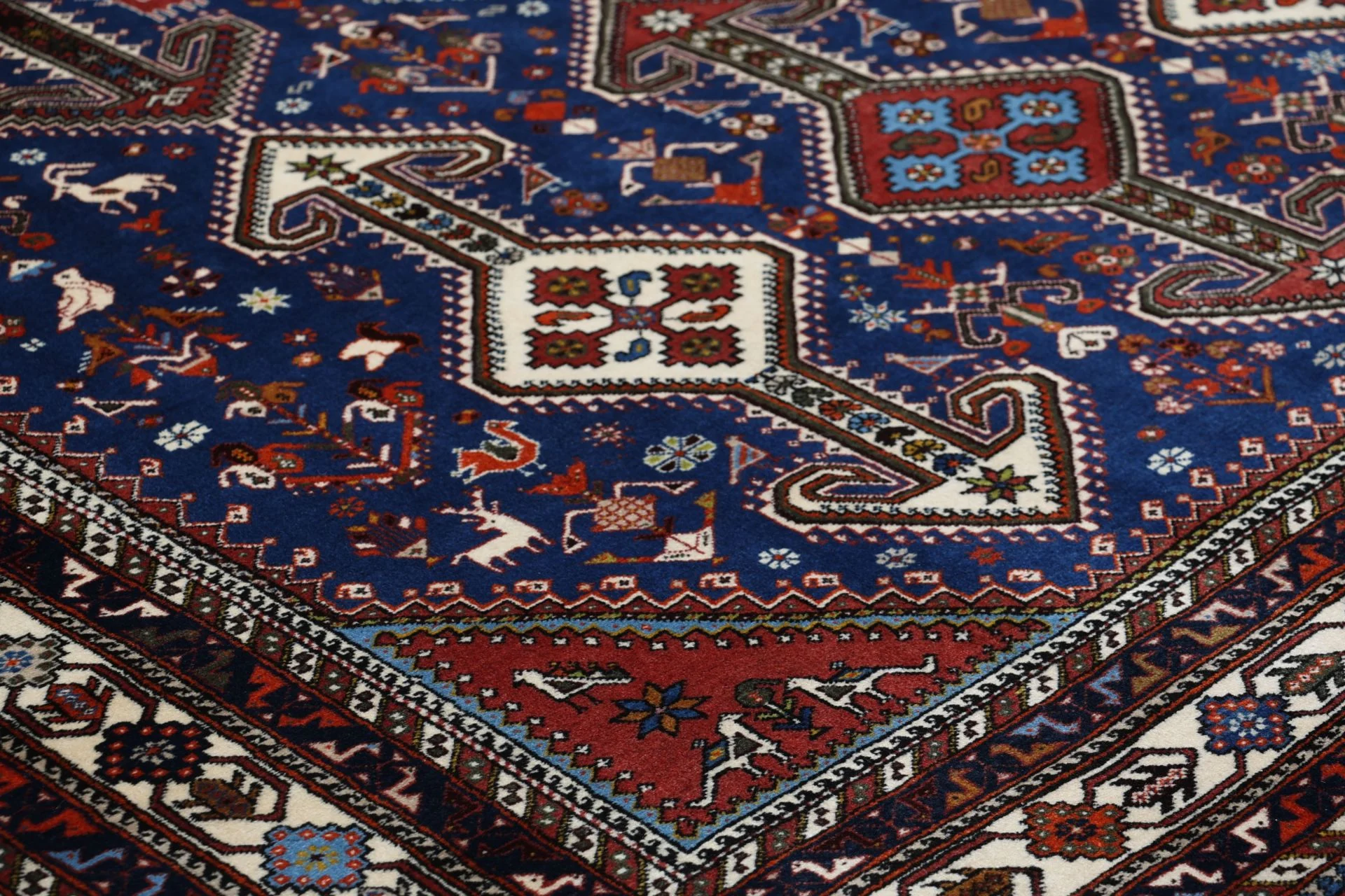 Perserteppich 200 × 300 cm aus Wolle, handgeknüpft