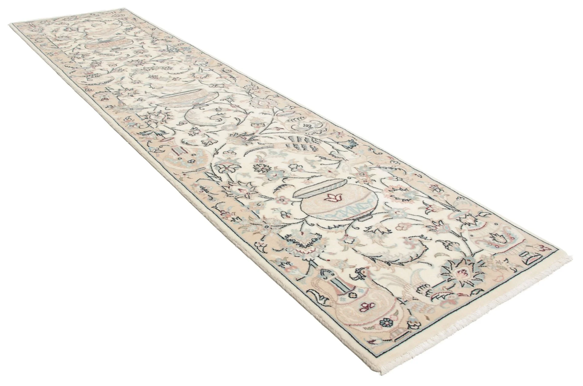 Handgeknüpfter Kashmar Perserteppich 70 × 300 cm