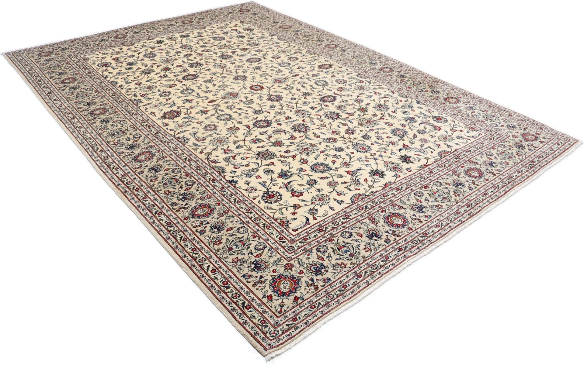 Kashan Perserteppich aus Iran, 253 × 353 cm