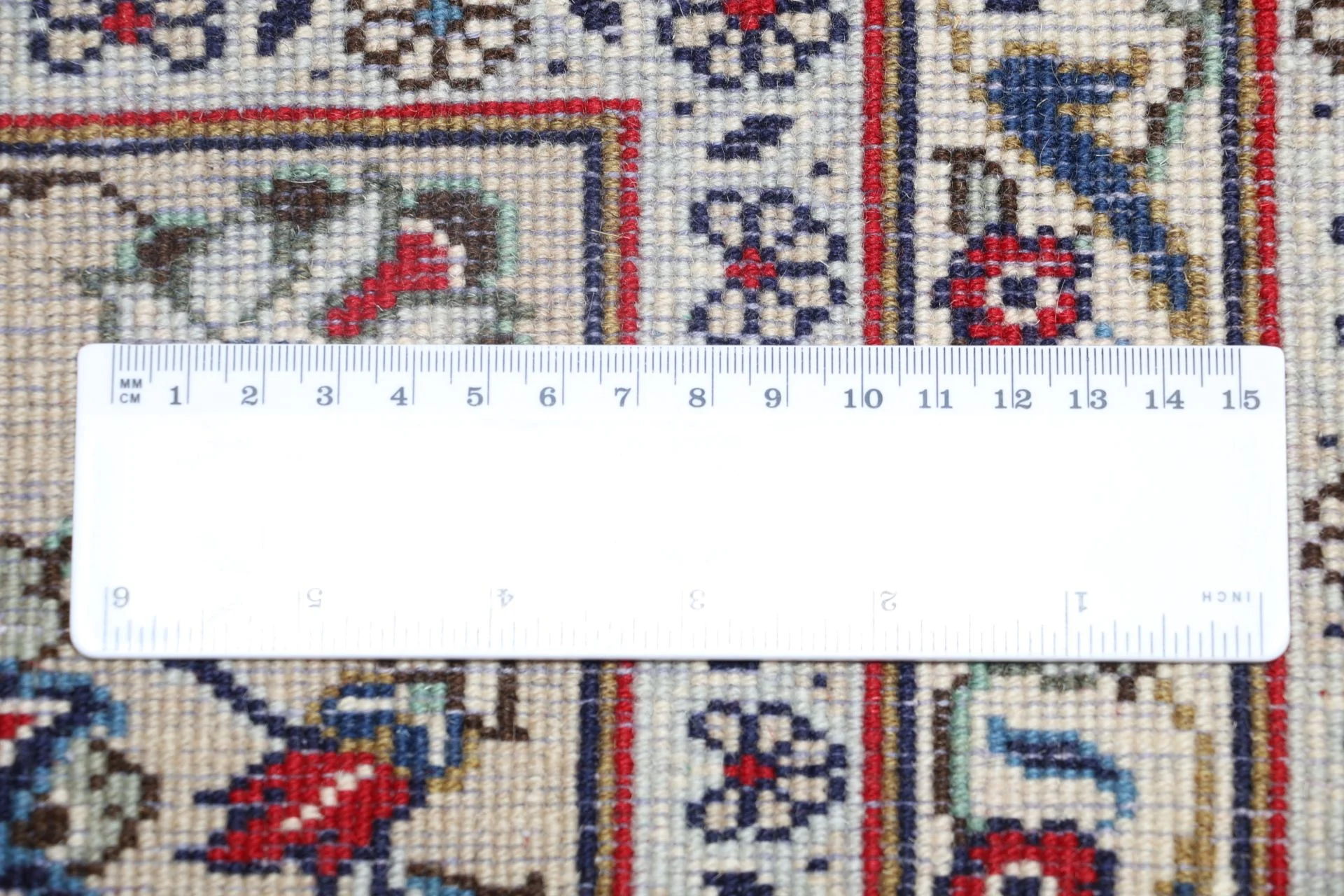 Kashan Perserteppich aus Iran, 253 × 353 cm